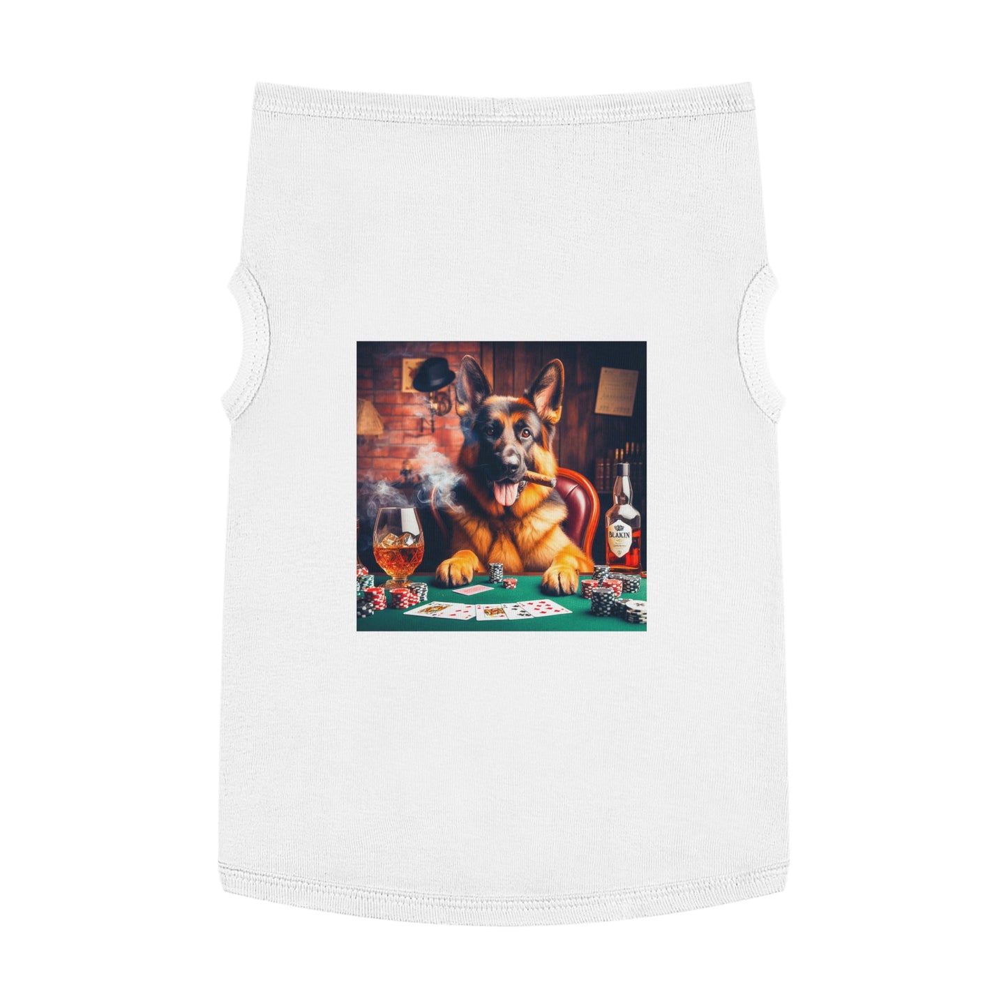 Pet Tank Top German Shepherd Pets Printify XL White