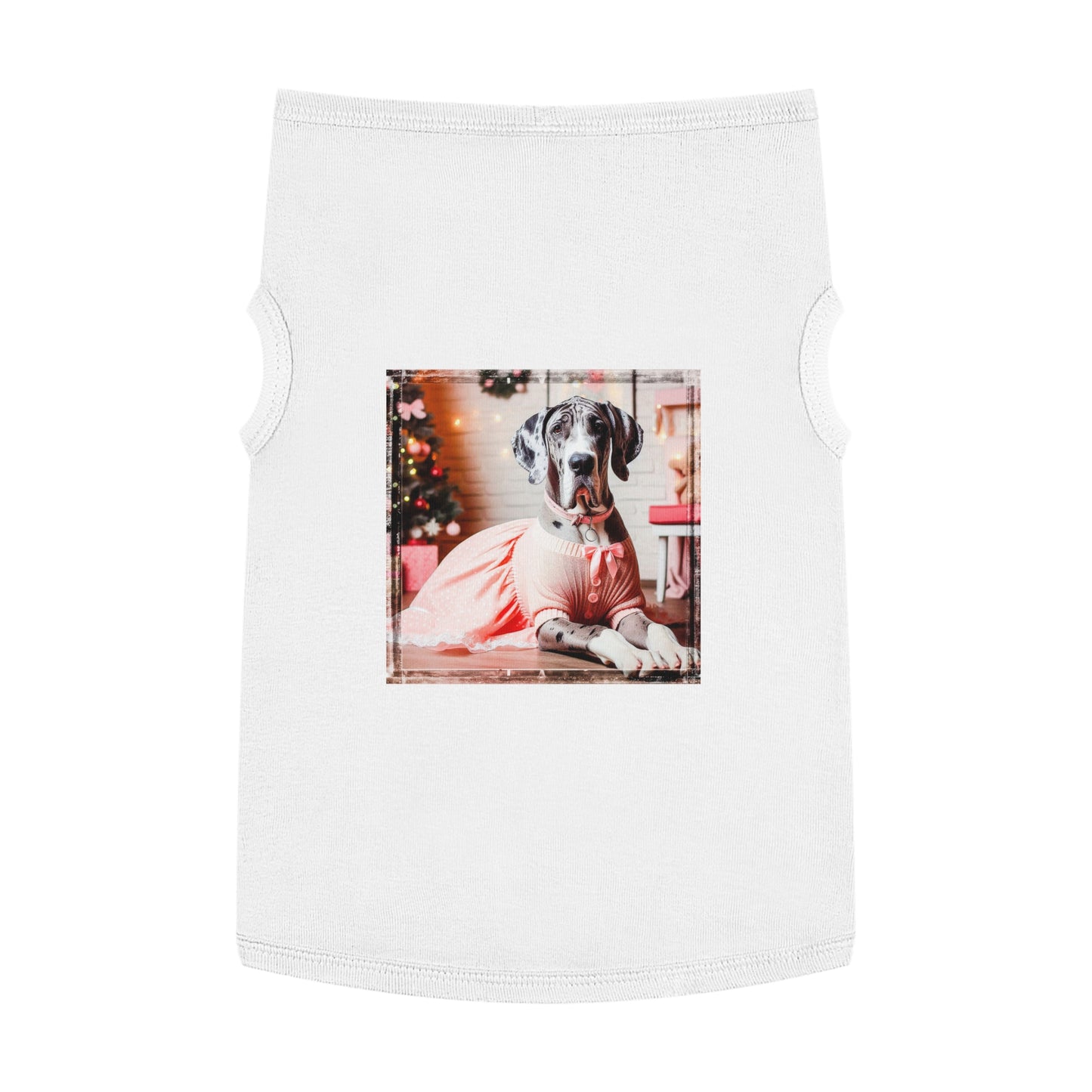 Pet Tank Top Great Dane Pets Printify XL White 