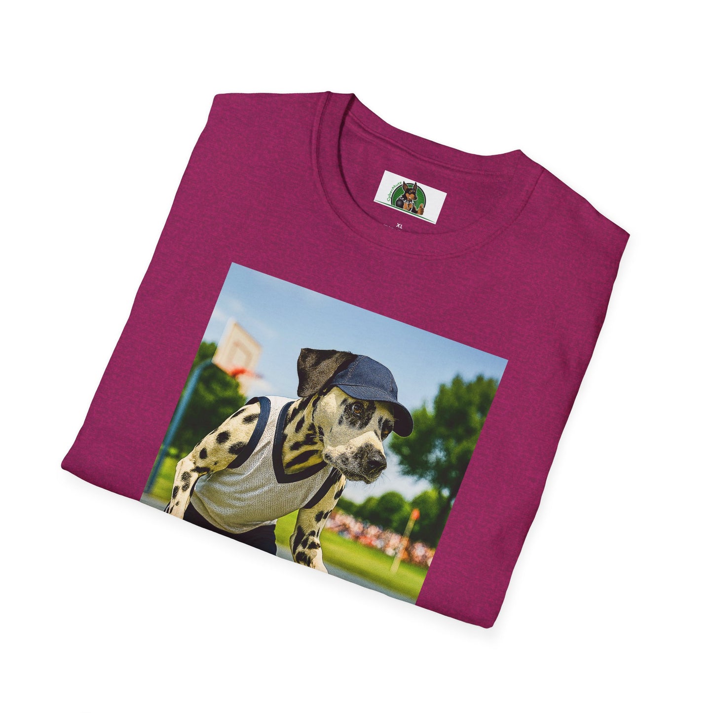 Basketball Dalmatian Unisex T-Shirt