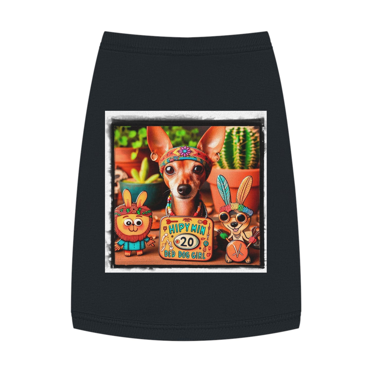 Dog Tank Top - Min Pin Tank Tops Pets Printify   