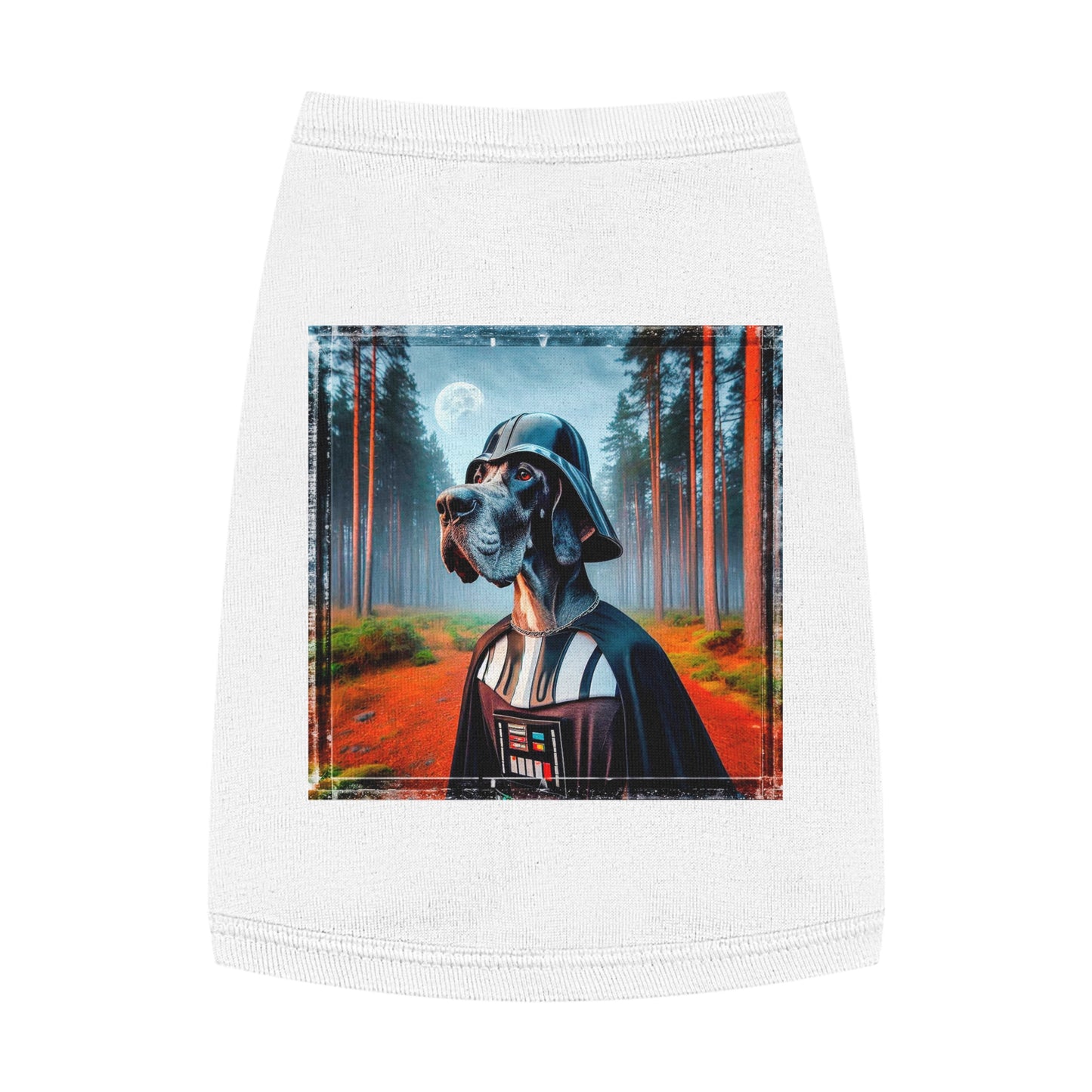 Pet Tank Top Great Dane Pets Printify M White