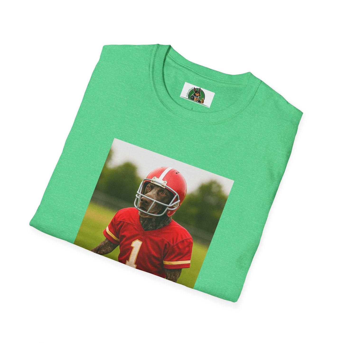 German Shorthaired Pointer Football T-Shirt — GSP Sports Tee