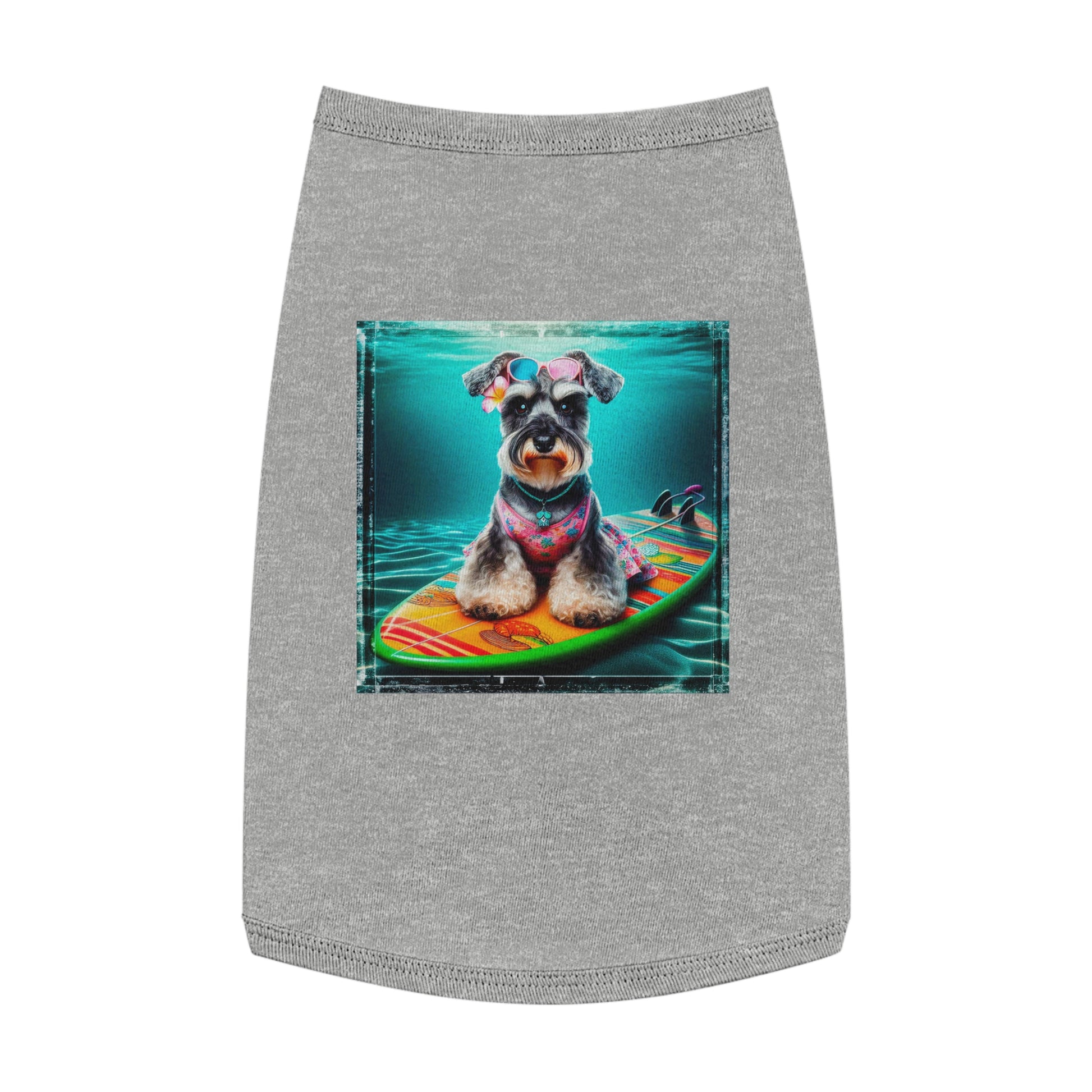 Pet Tank Top Miniature Schnauzer Pets Printify   