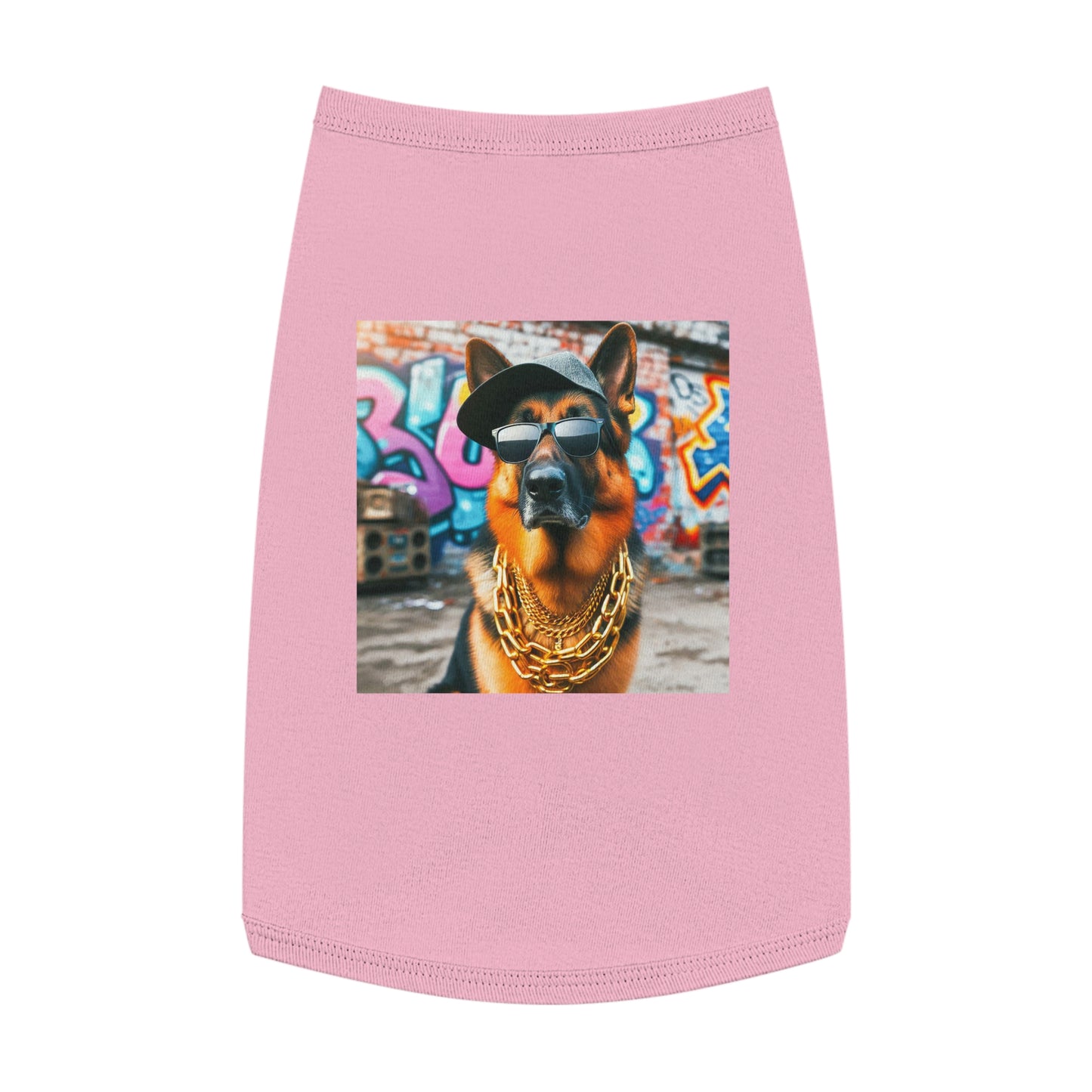 Pet Tank Top German Shepherd Pets Printify L Pink 