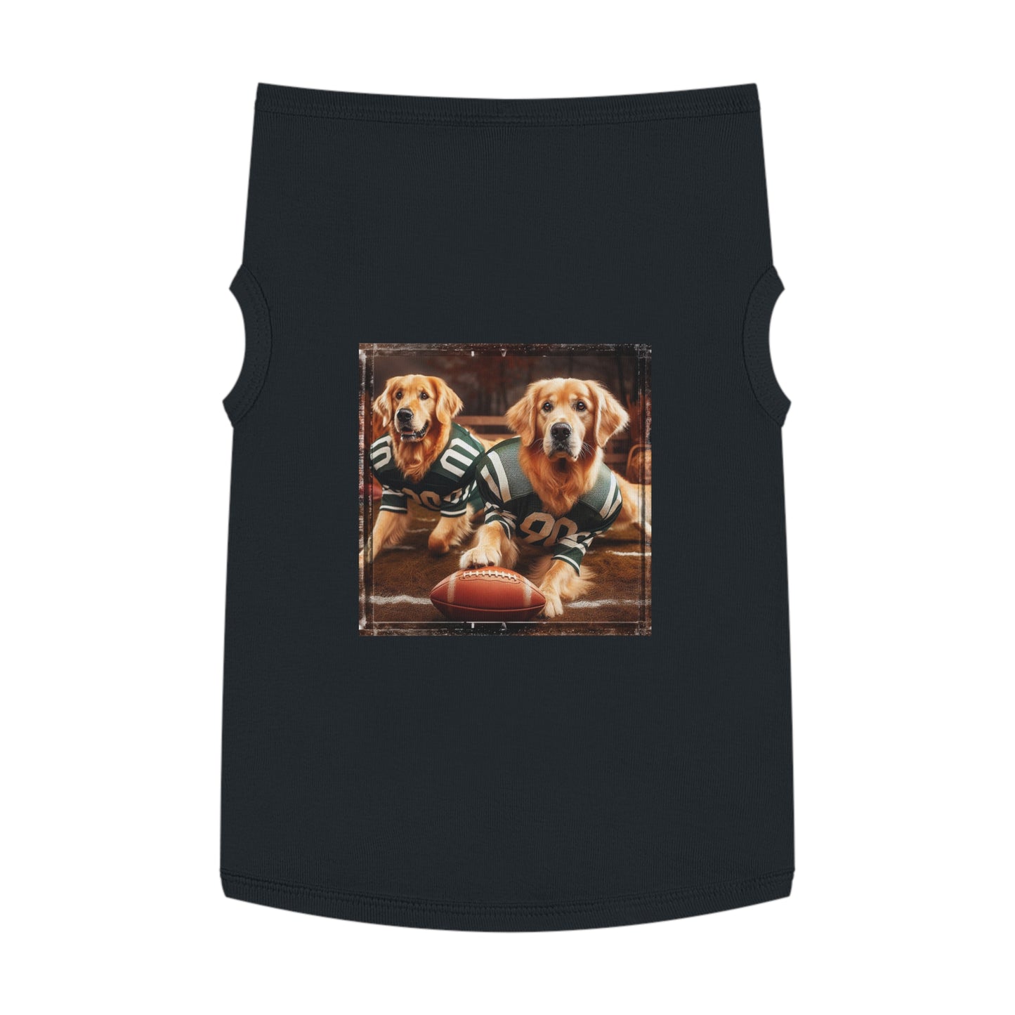 Golden Retriever pet tank top Pets Printify   