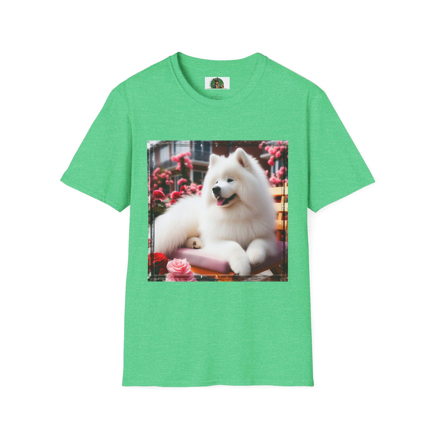 Husky T-Shirt Printify S Heather Irish Green 