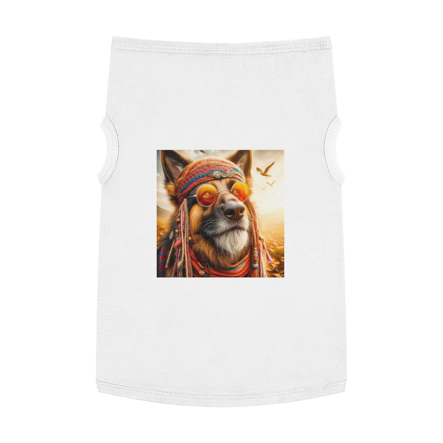 Pet Tank Top German Shepherd Pets Printify XL White 