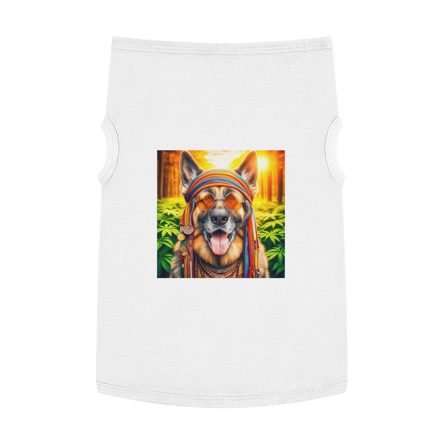 Pet Tank Top German Shepherd Pets Printify XL White 