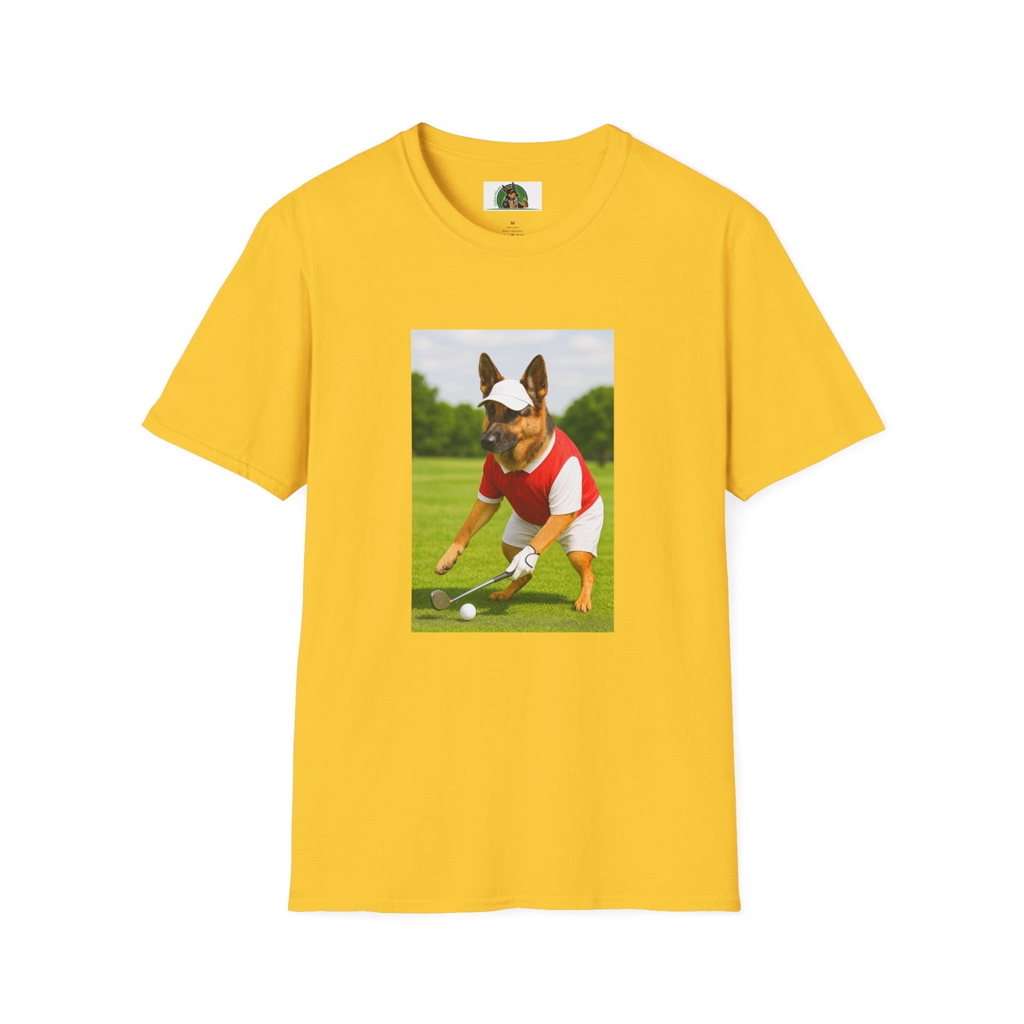 Sports German Shepherd Golf T-Shirt T-Shirt Printify Daisy S