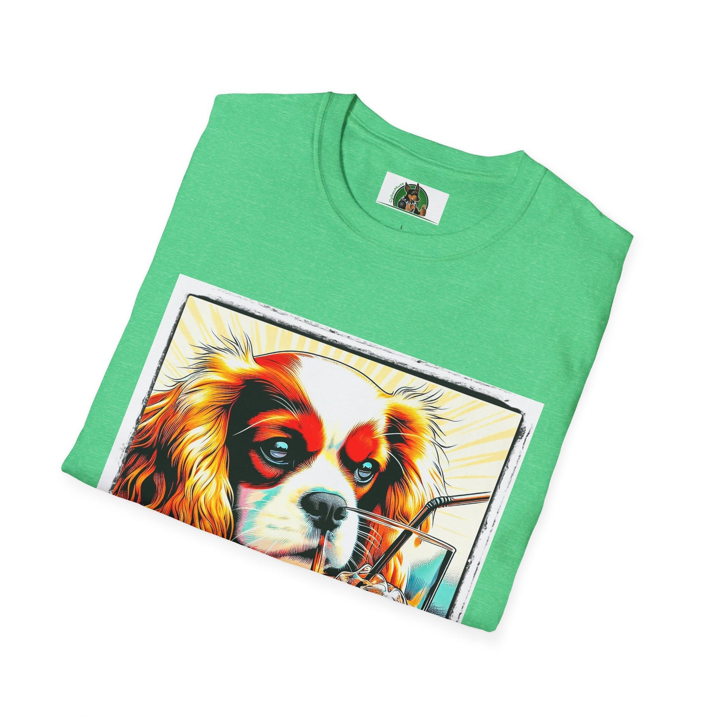 Cavalier King Charles Spaniel Sipping Tea TShirt