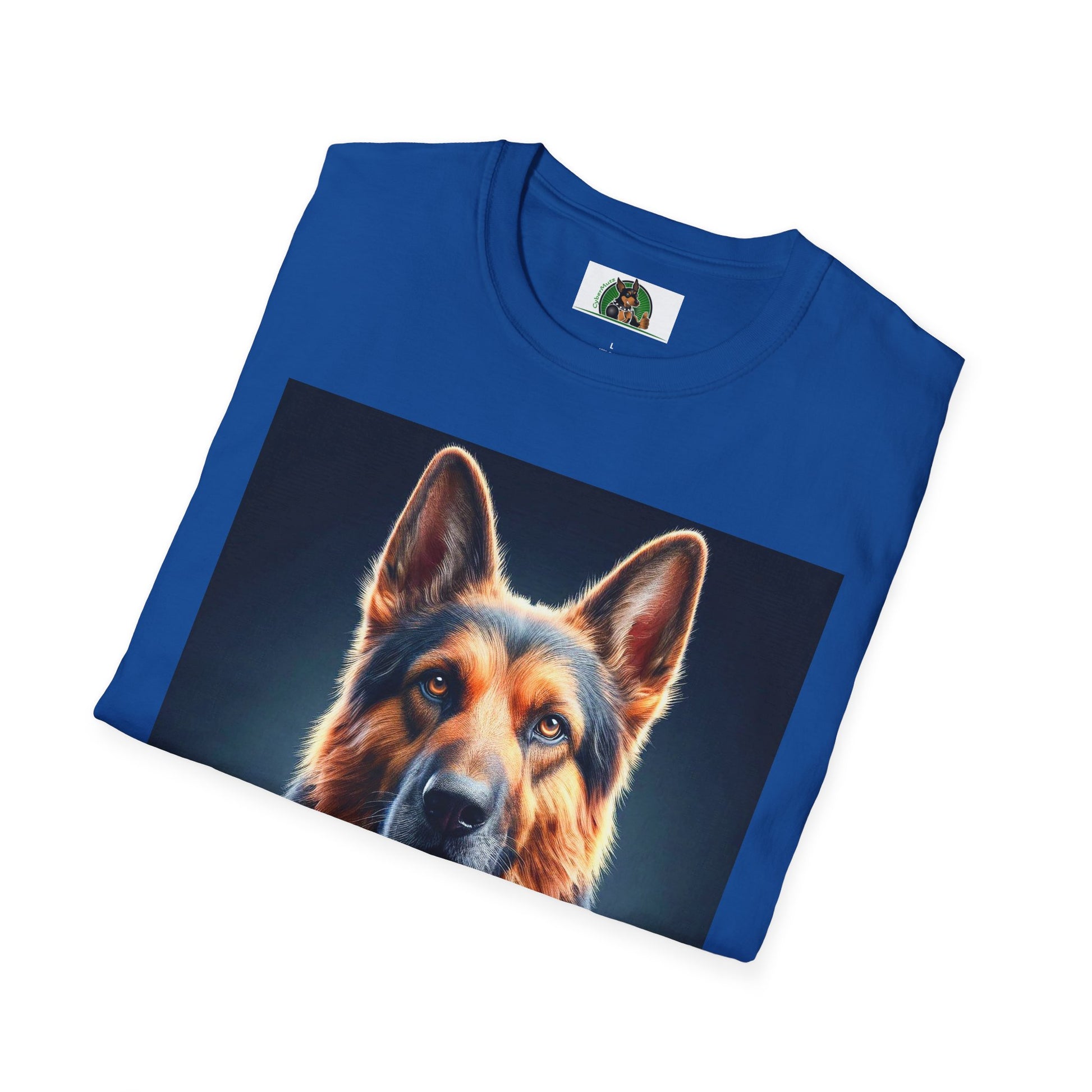 German Shepherd metal warrior shirt T-Shirt Printify