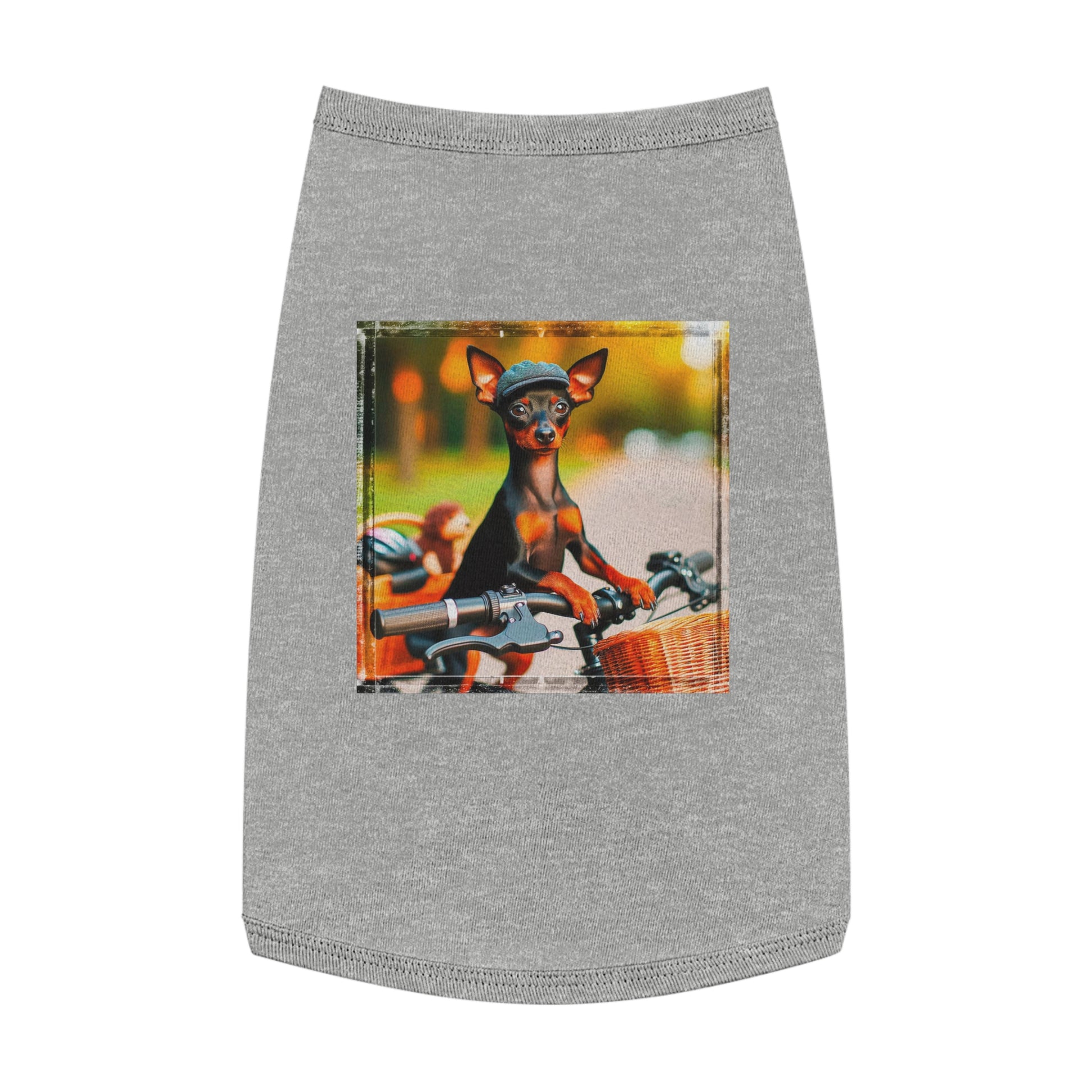 Dog Tank Top - Min Pin Tank Tops Pets Printify   