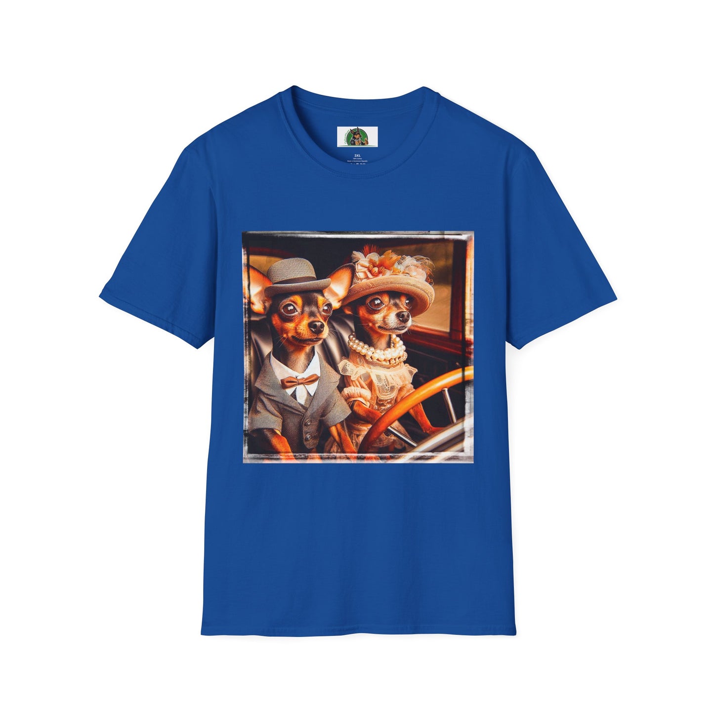 Wacky Min Pin T-Shirt T-Shirt Printify XS Royal 