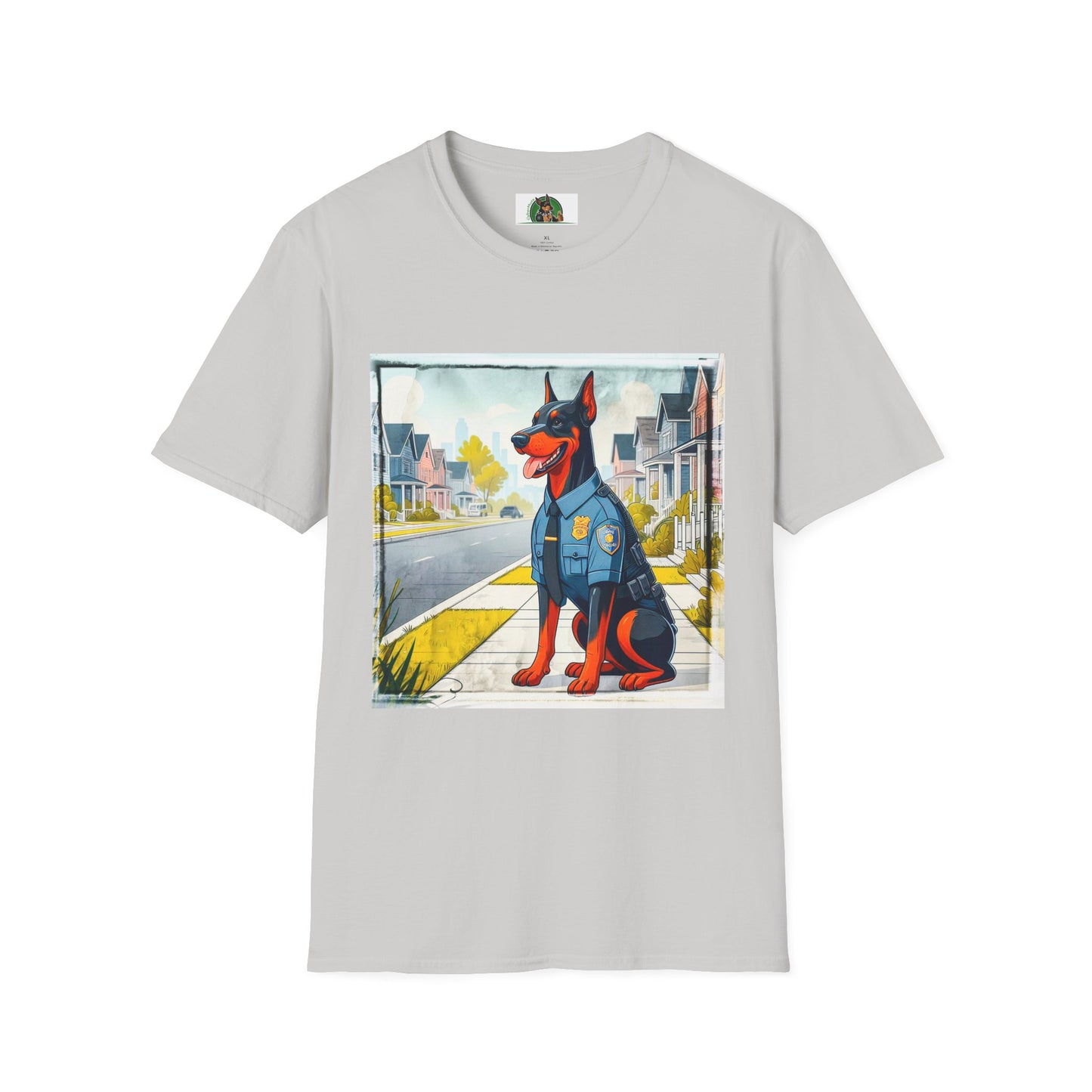 Doberman T-Shirt Printify S Ice Grey