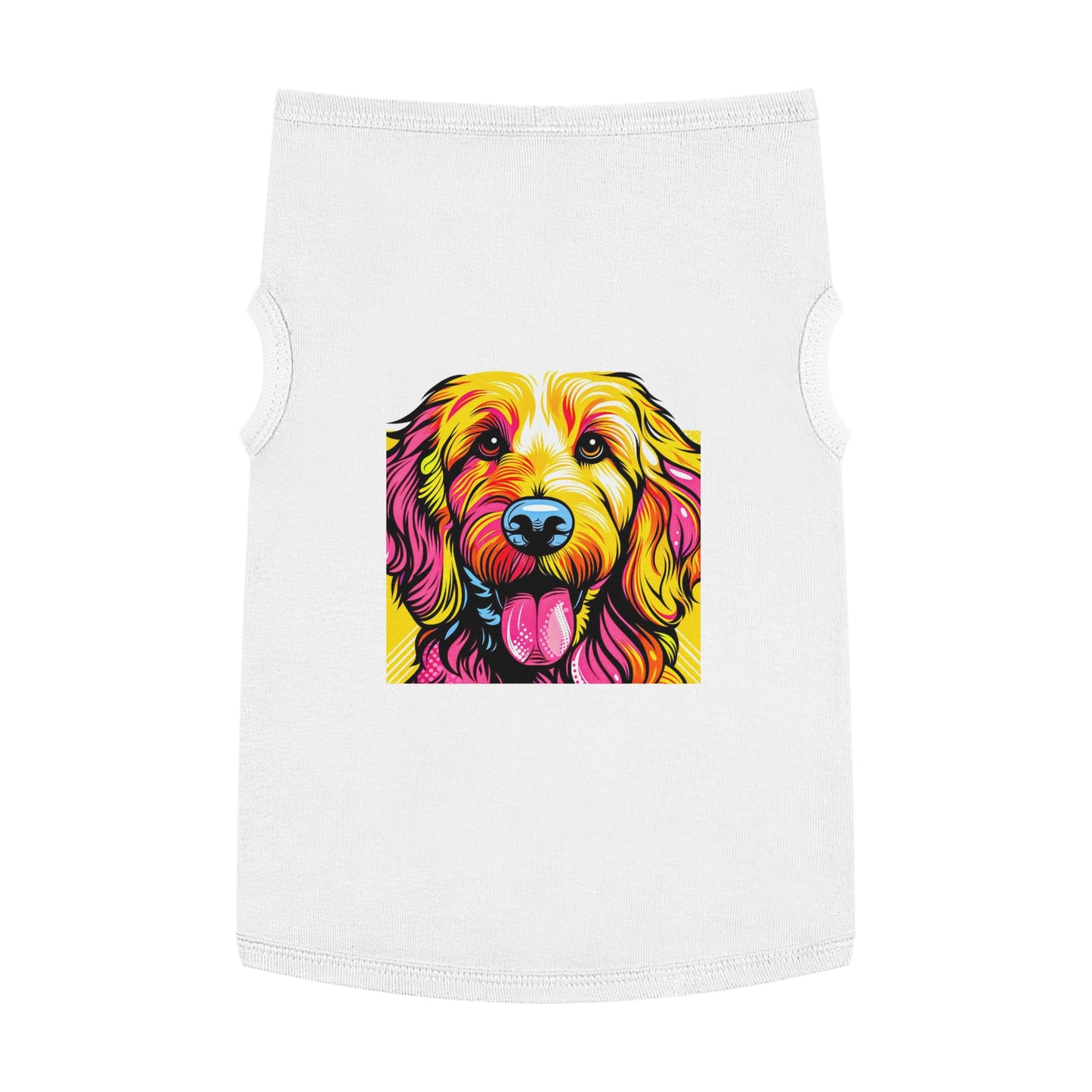 Pet Tank Golden Doodle Pets Printify XL White 