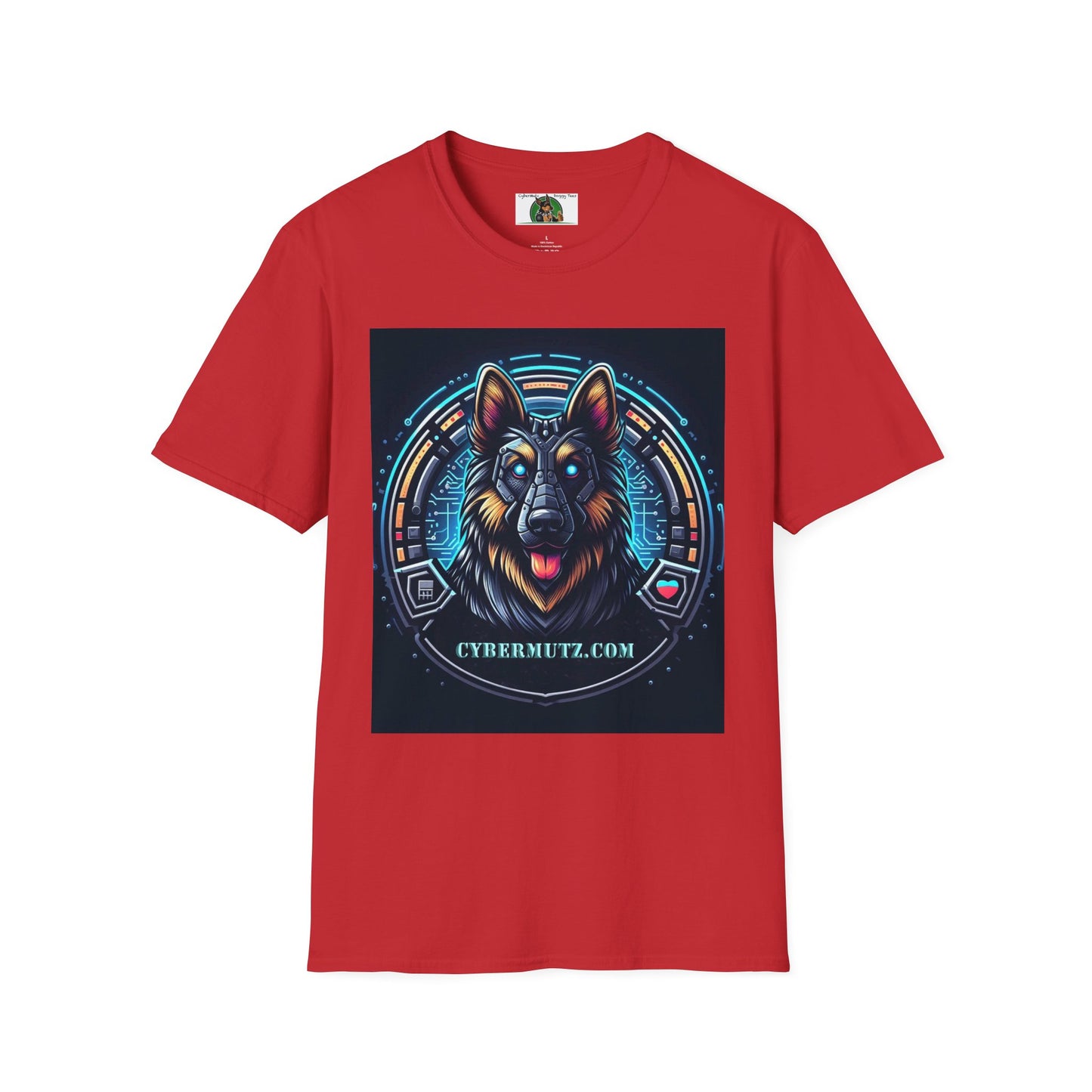 CyberMutz.Com Unisex Softstyle T-Shirt T-Shirt Printify S Red 