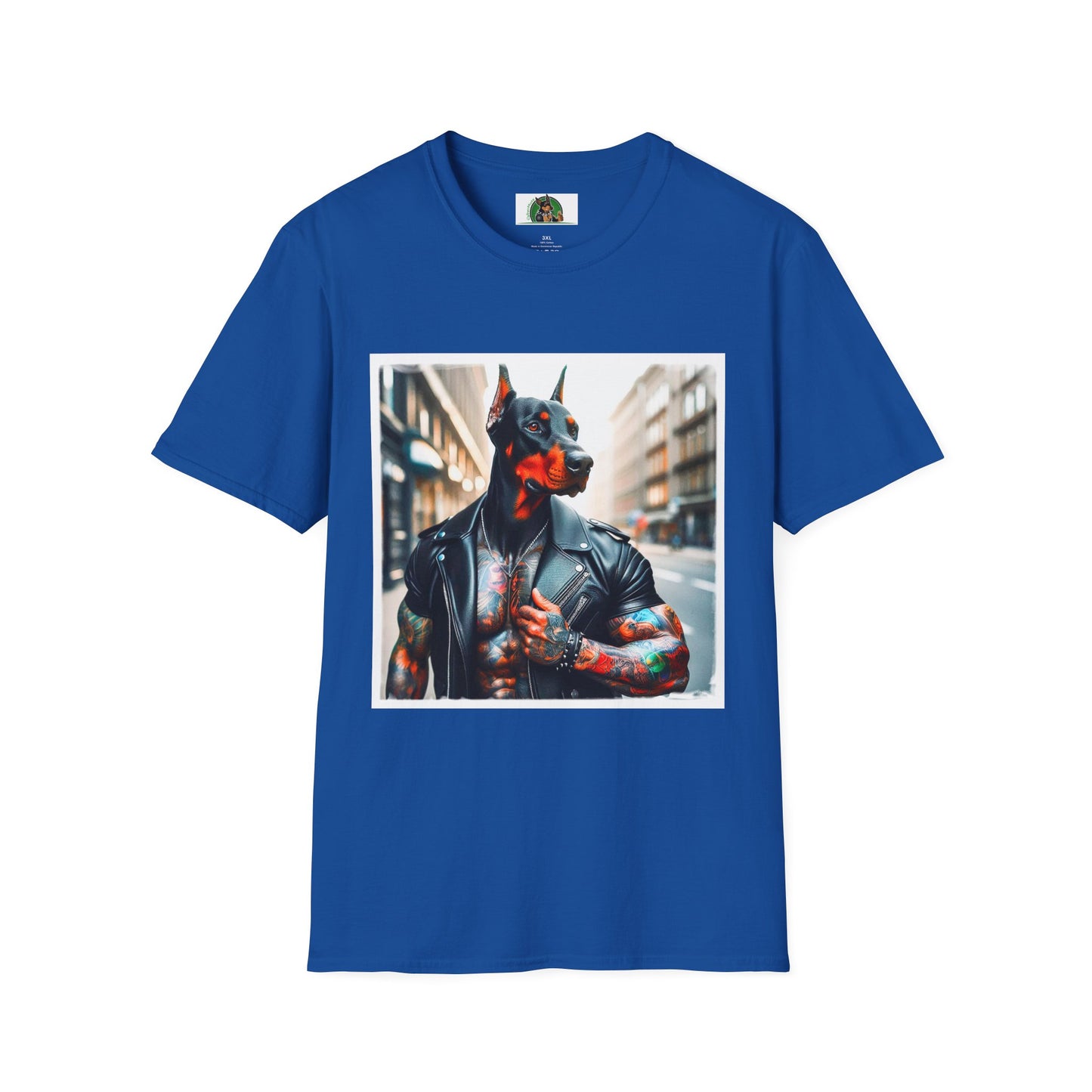 Doberman T-Shirt Printify XS Royal