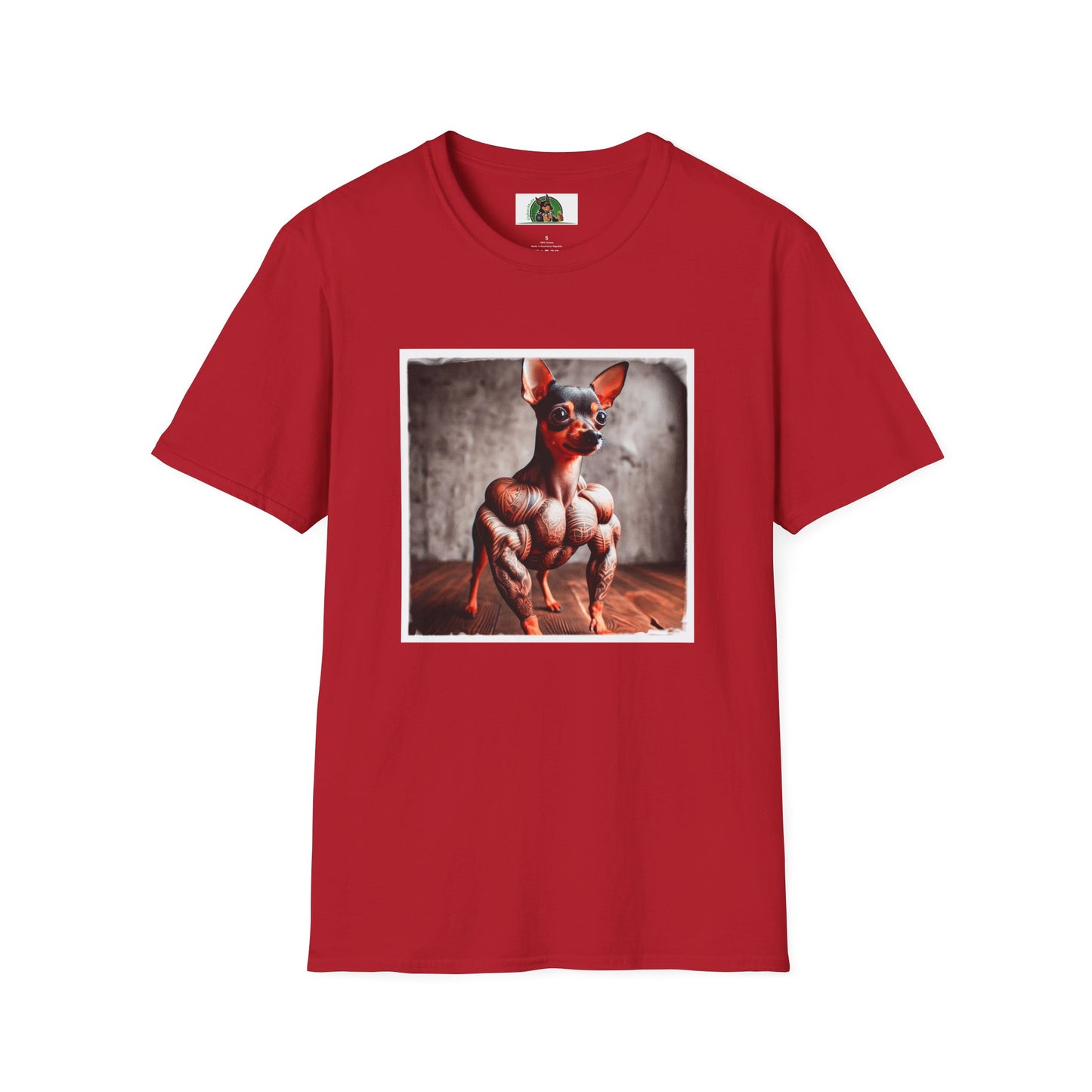 Min Pin T-Shirt T-Shirt Printify S Cherry Red 