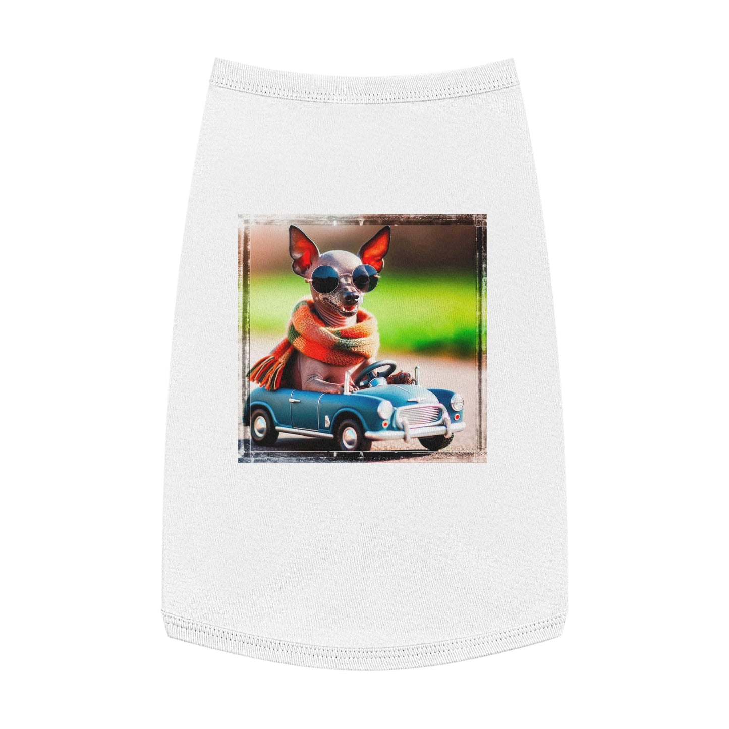 Wacky Pet Tank Top Mexican Hairless Pets Printify L White