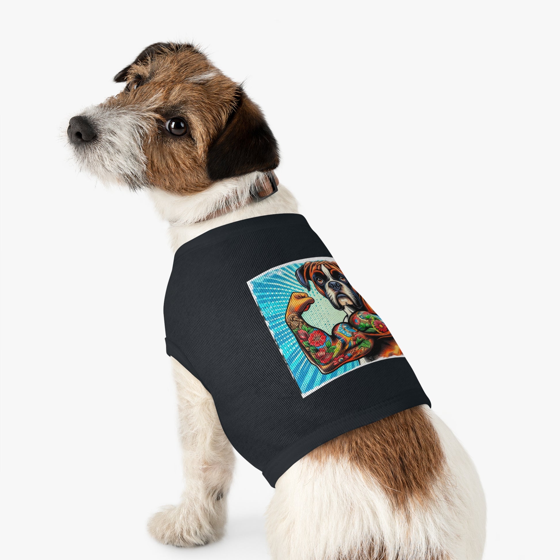 Pet Tank Top Boxer Pets Printify   