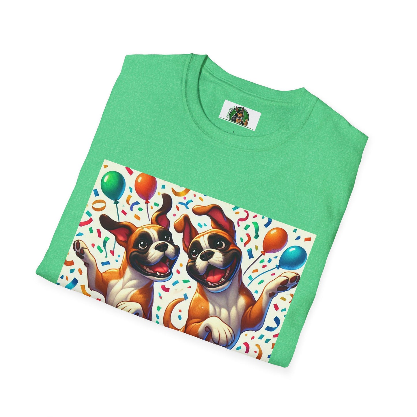 Boxer Dancing Dog T-Shirt - Fun and Playful Unisex Tee