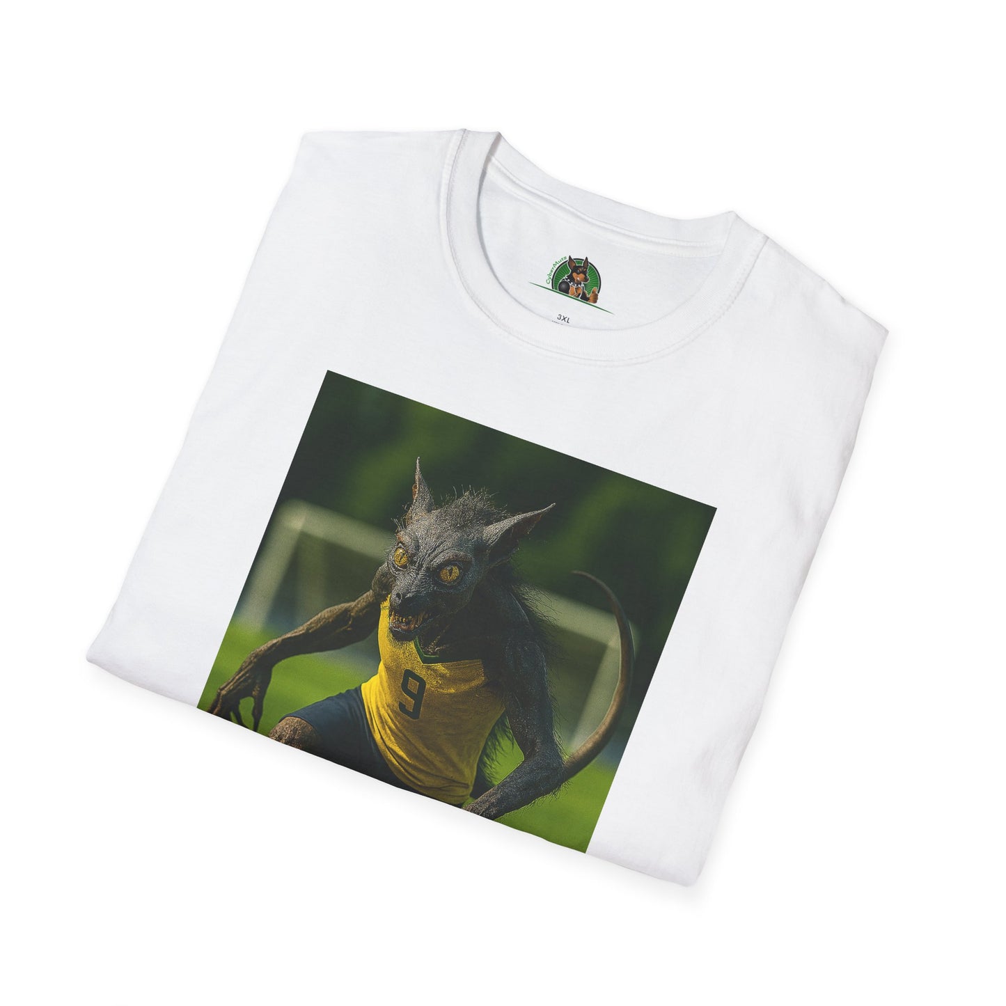 Chupacabra Soccer T-Shirt Sports T-Shirt Printify