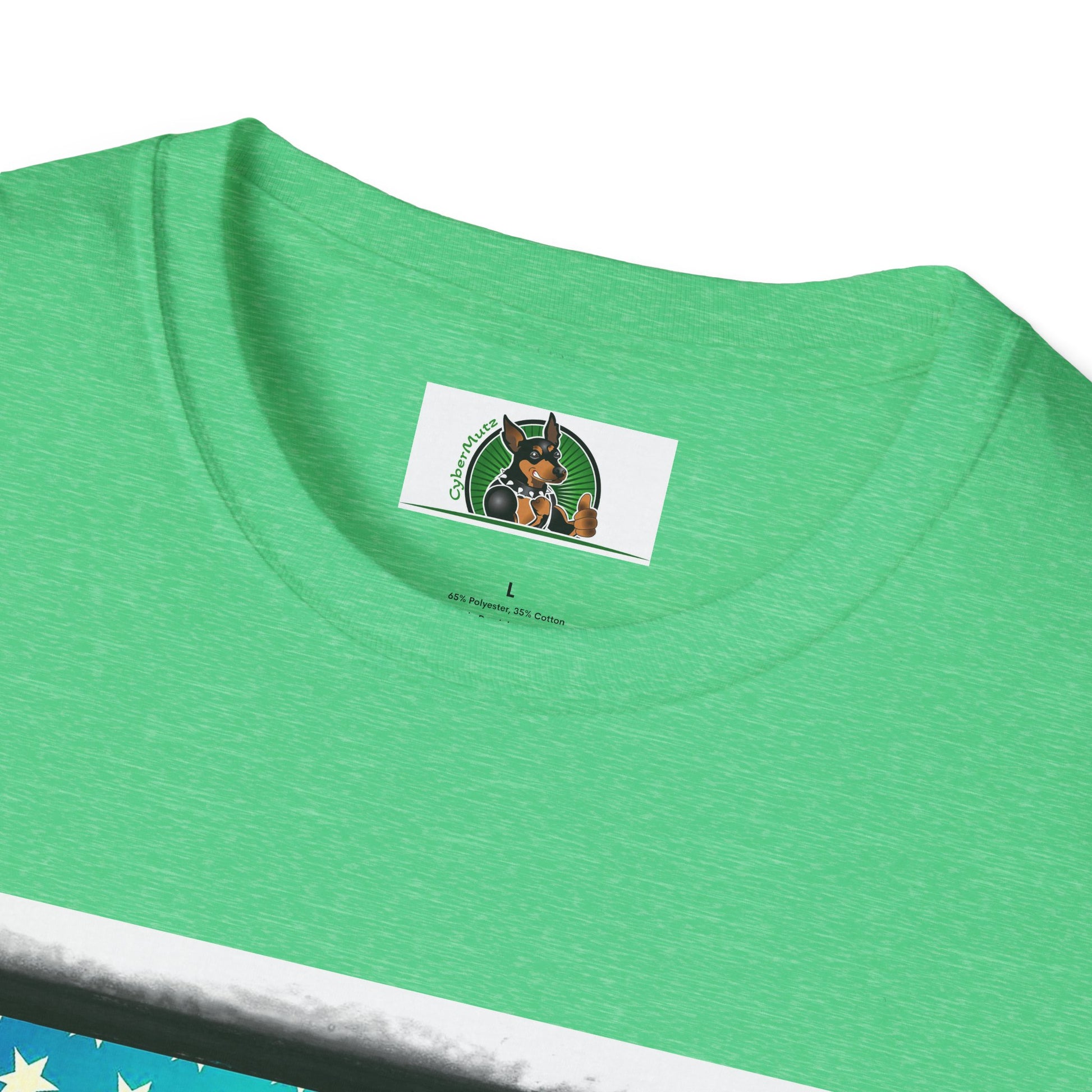 Doberman american superhero t shirt T-Shirt Printify
