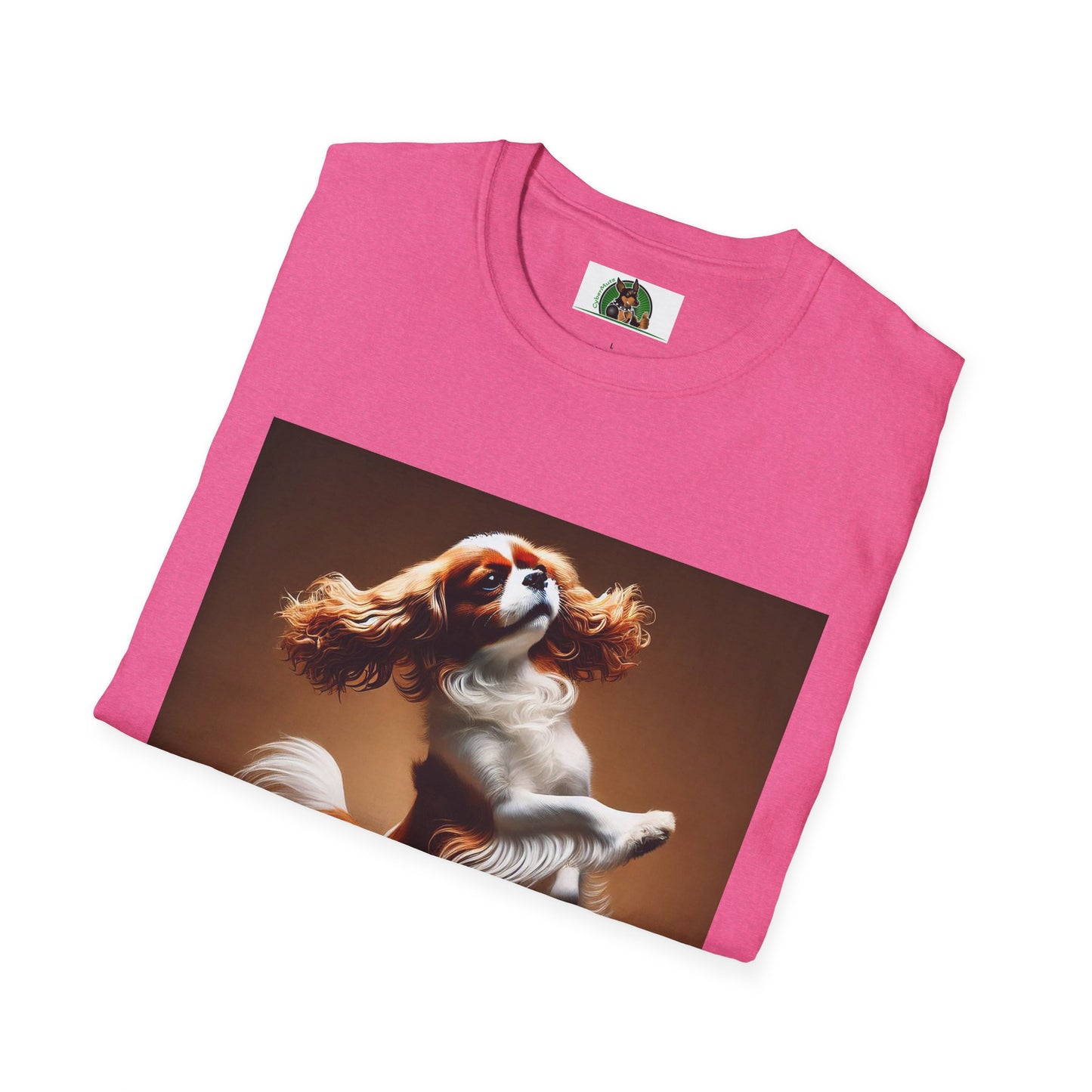 Dog Lover T-Shirt - Dancing Dog Cavalier King Charles Spaniel