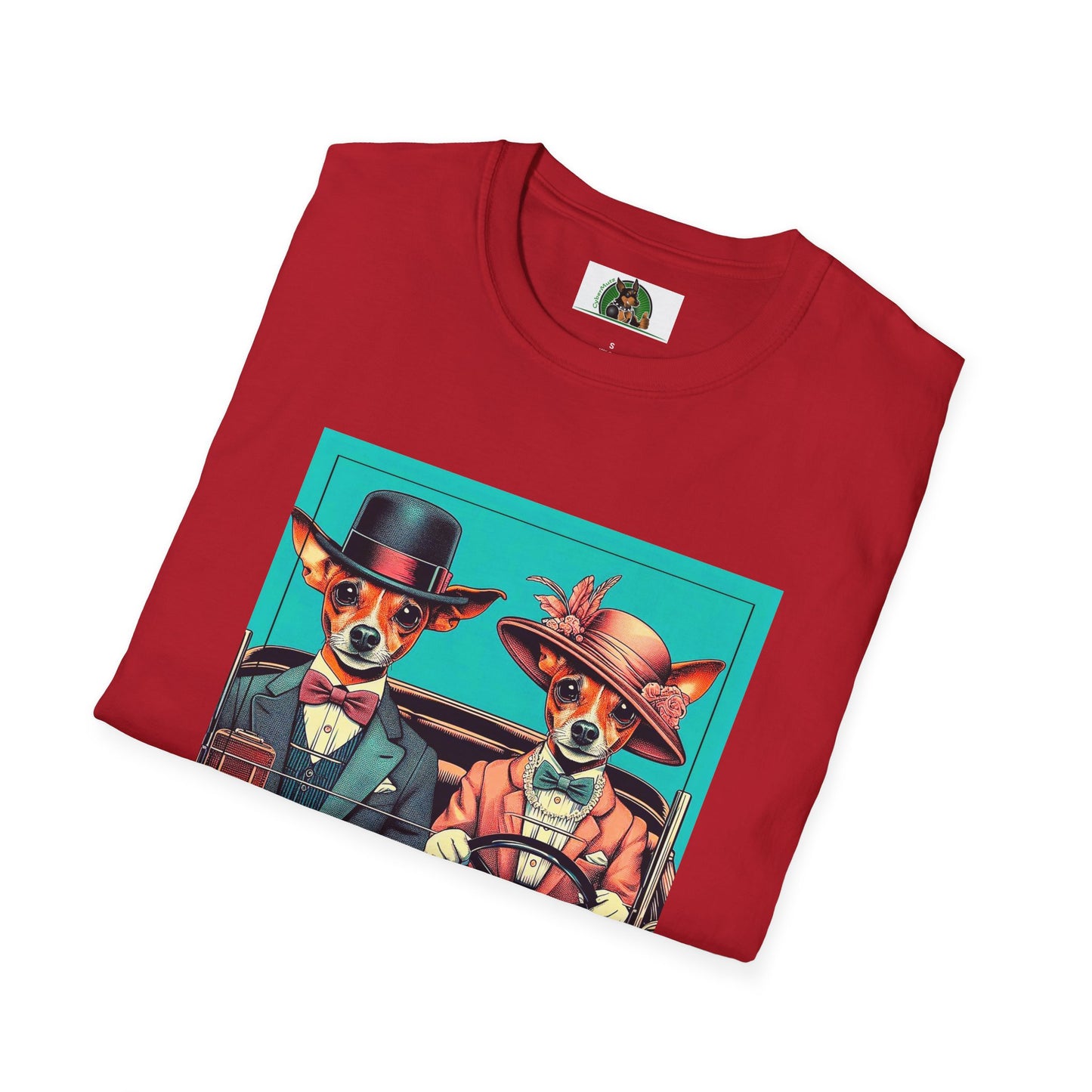 Wacky Min Pin T-Shirt 30s couple