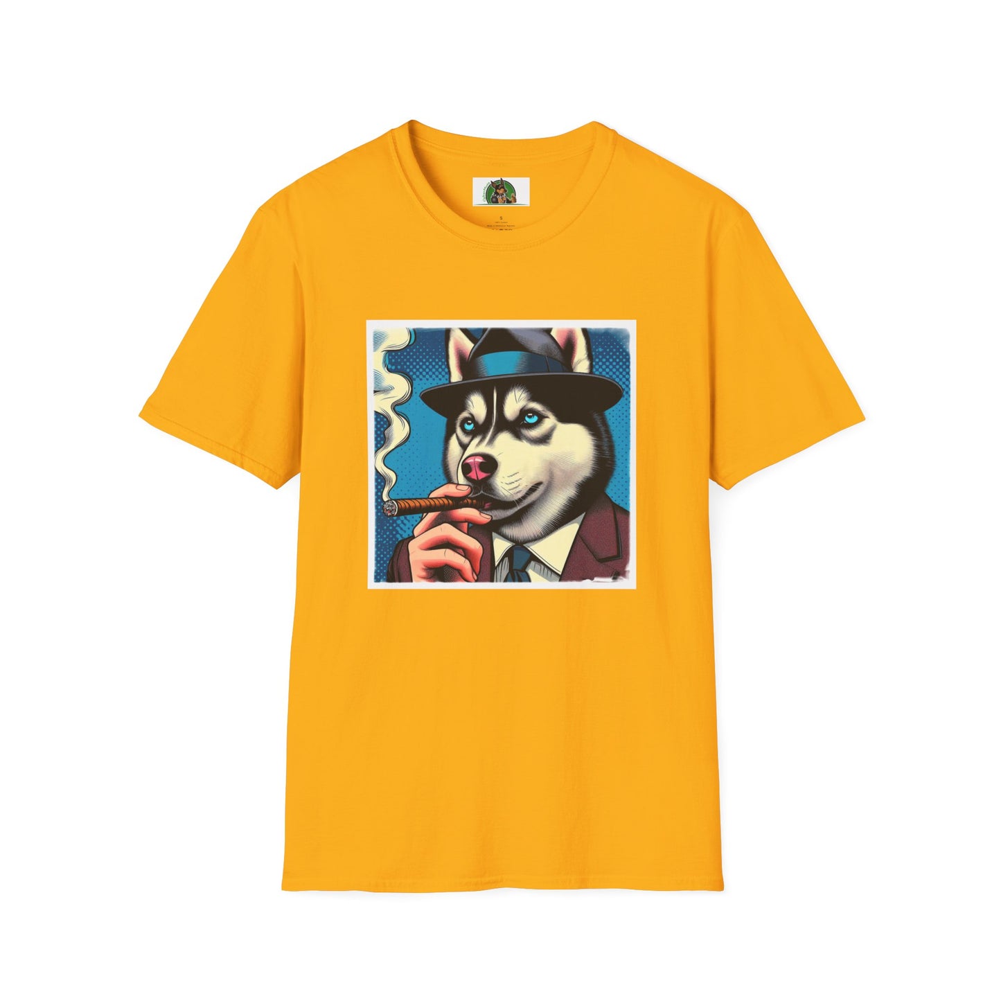 Husky T-Shirt Printify S Gold 