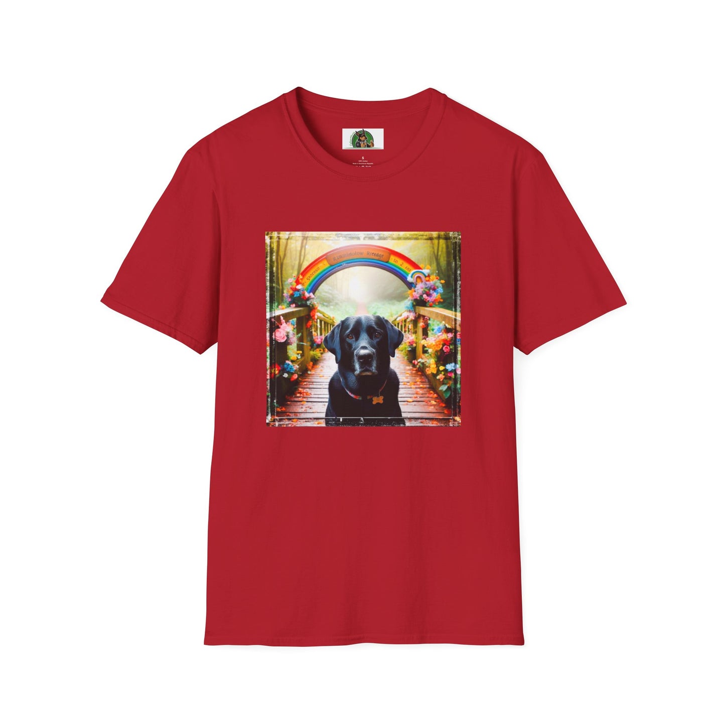 Labrador Retriever T-Shirt Printify S Cherry Red 