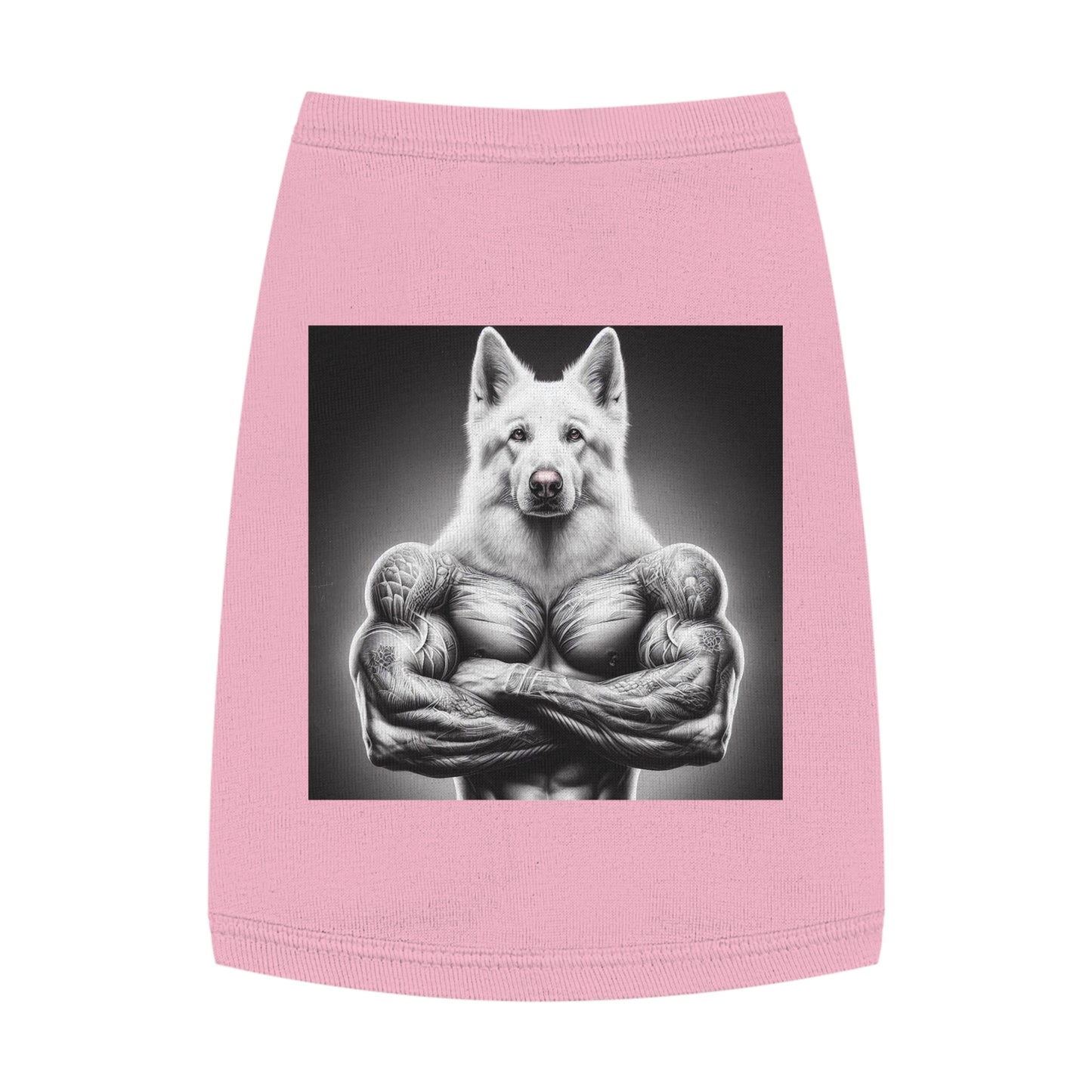 Pet Tank Top German Shepherd Pets Printify M Pink 