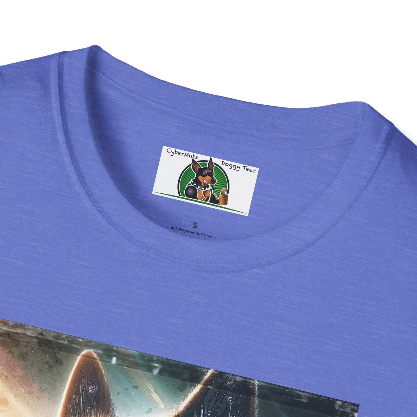 German Shepherd Robotic Dog  Unisex Softstyle T-Shirt