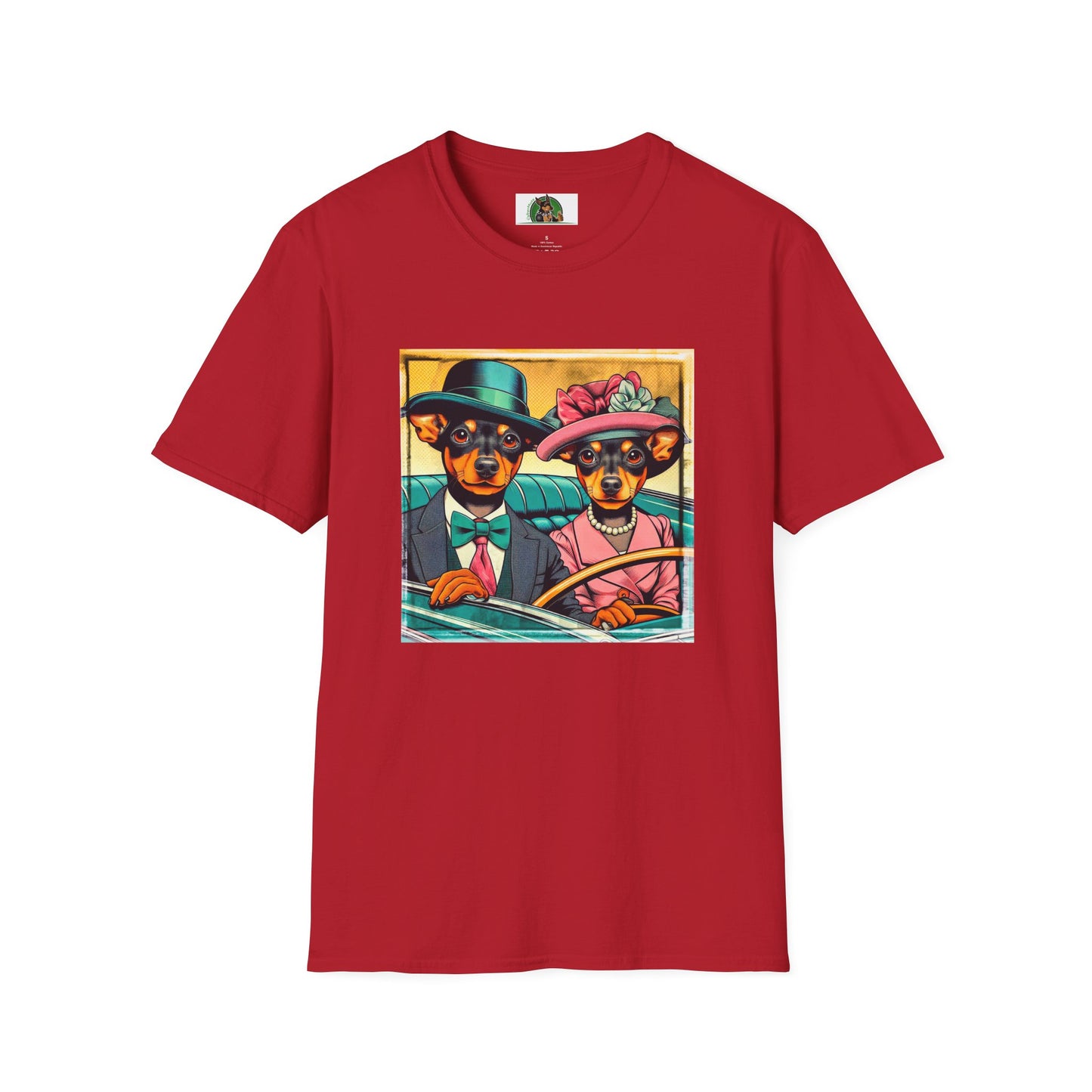 Wacky Min Pin T-Shirt T-Shirt Printify S Cherry Red 