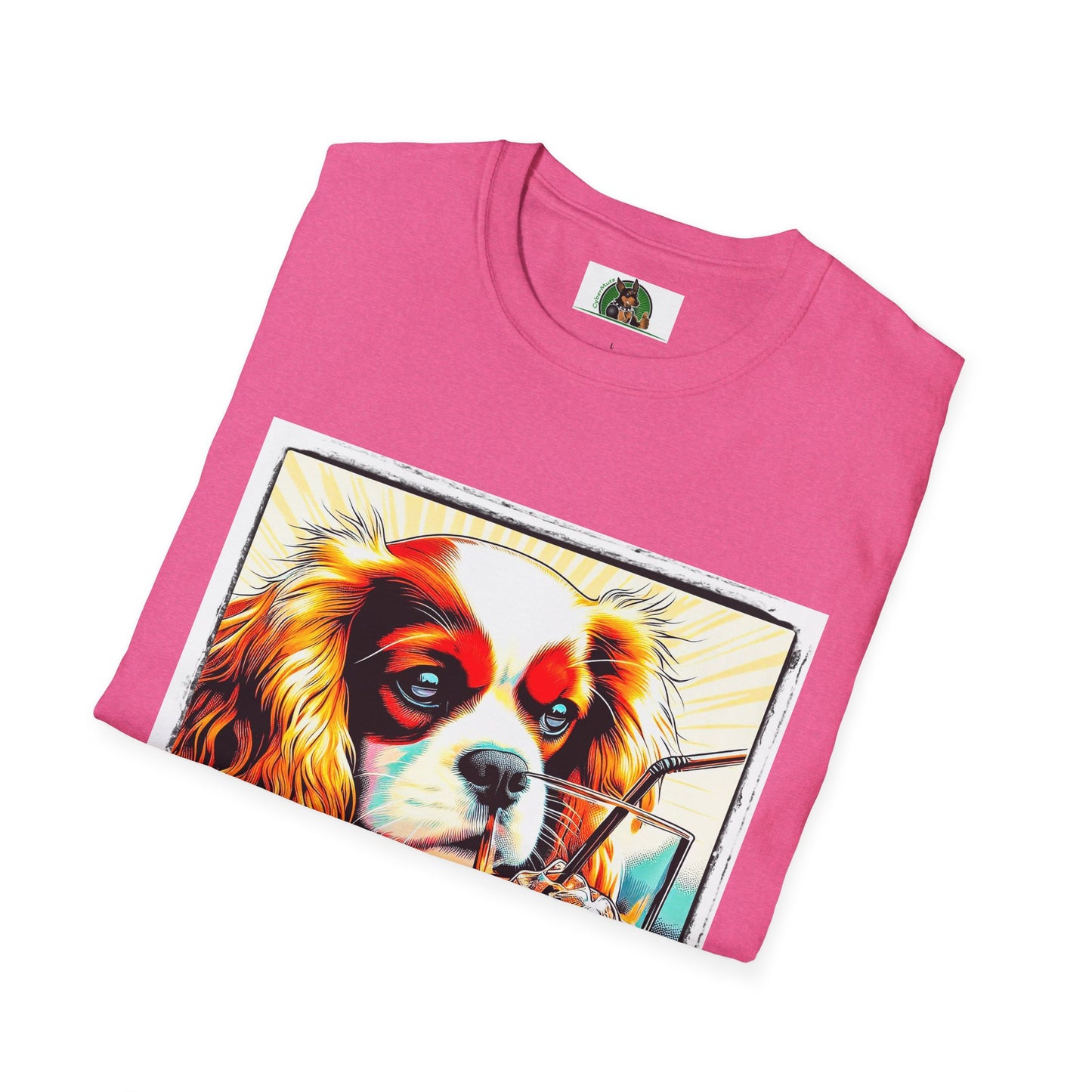 Cavalier King Charles Spaniel Sipping Tea TShirt