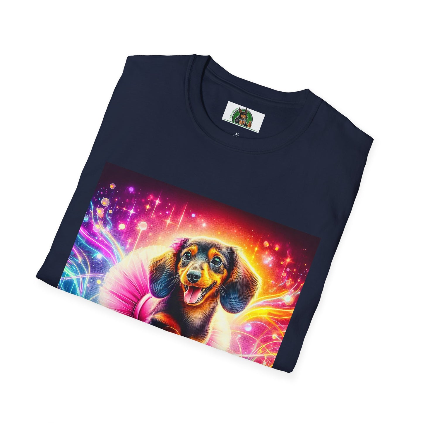 Dachshund dancing ballerina t shirt T-Shirt Printify