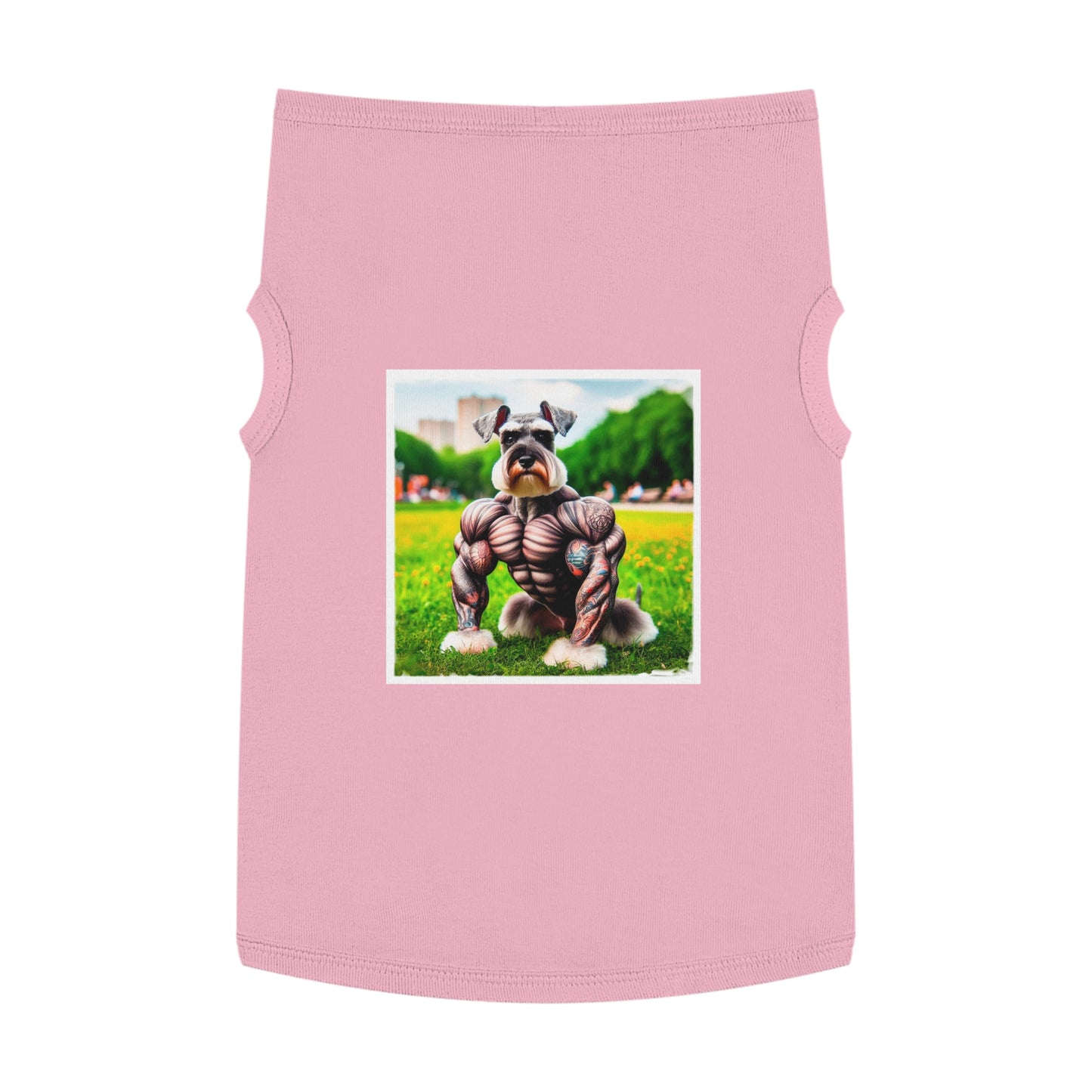 Pet Tank Top Miniature Schnauzer Pets Printify XL Pink 