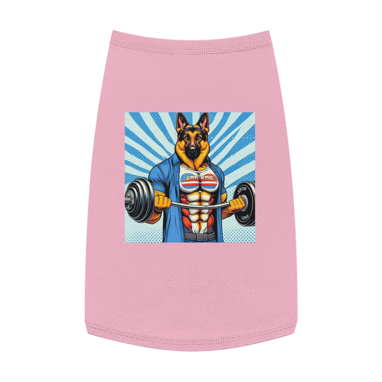 Pet Tank Top German Shepherd Pets Printify L Pink 