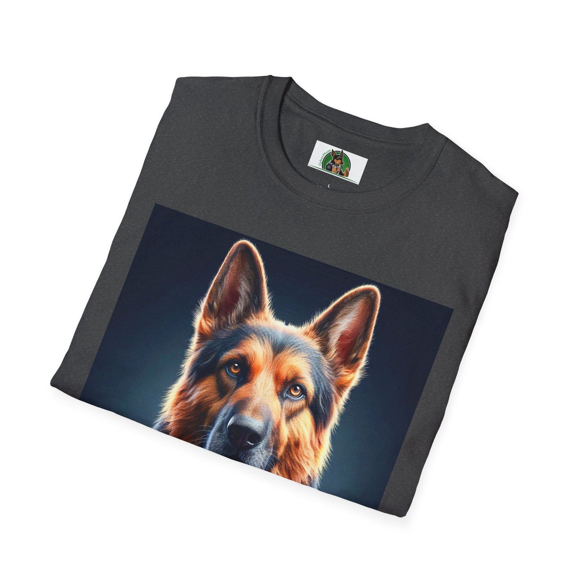 German Shepherd metal warrior shirt T-Shirt Printify