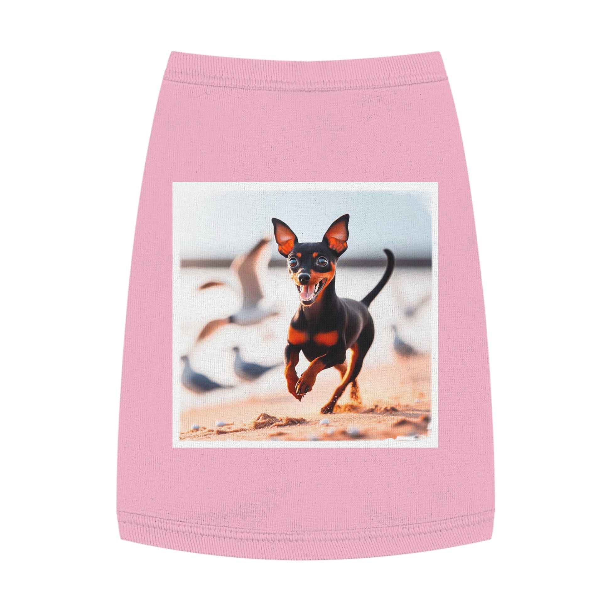 Dog Tank Top - Min Pin Tank Tops Pets Printify   