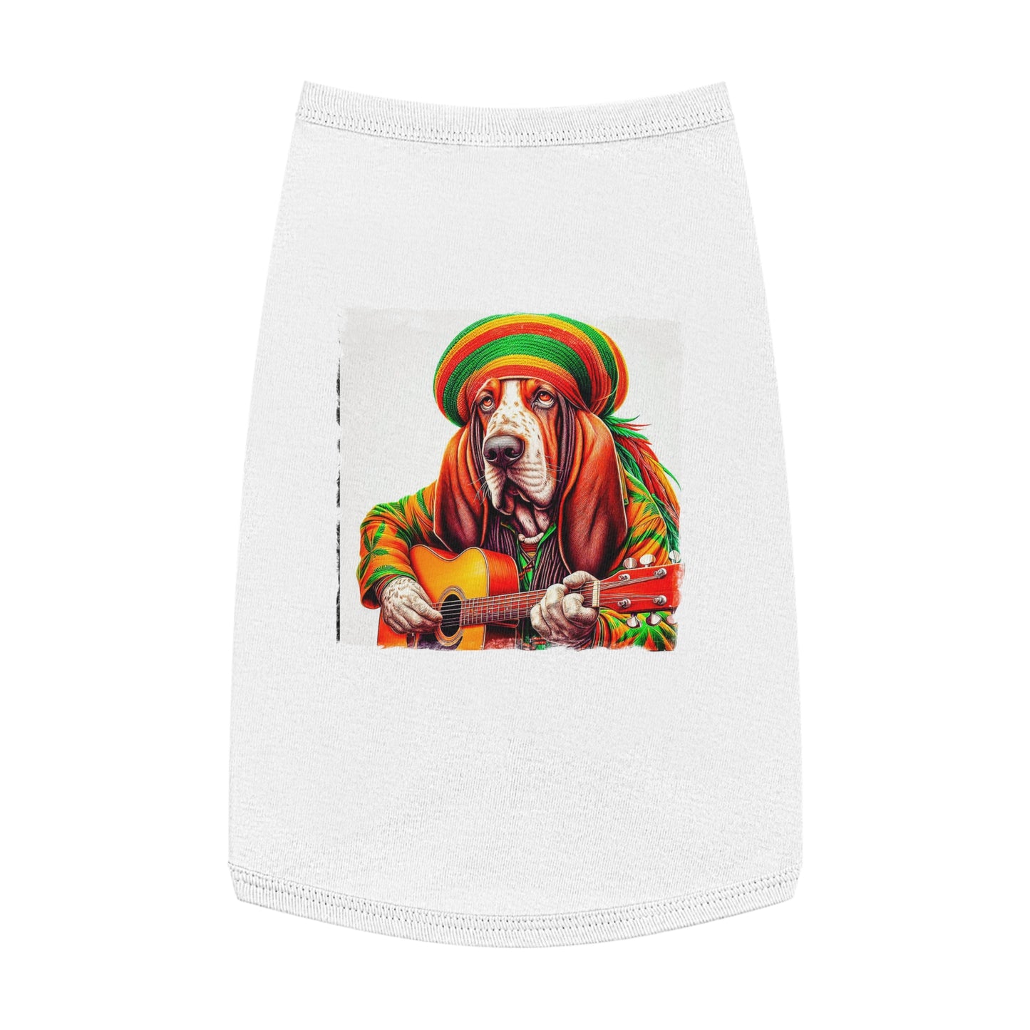 Pet Tank Top Basset Hound Pets Printify L White