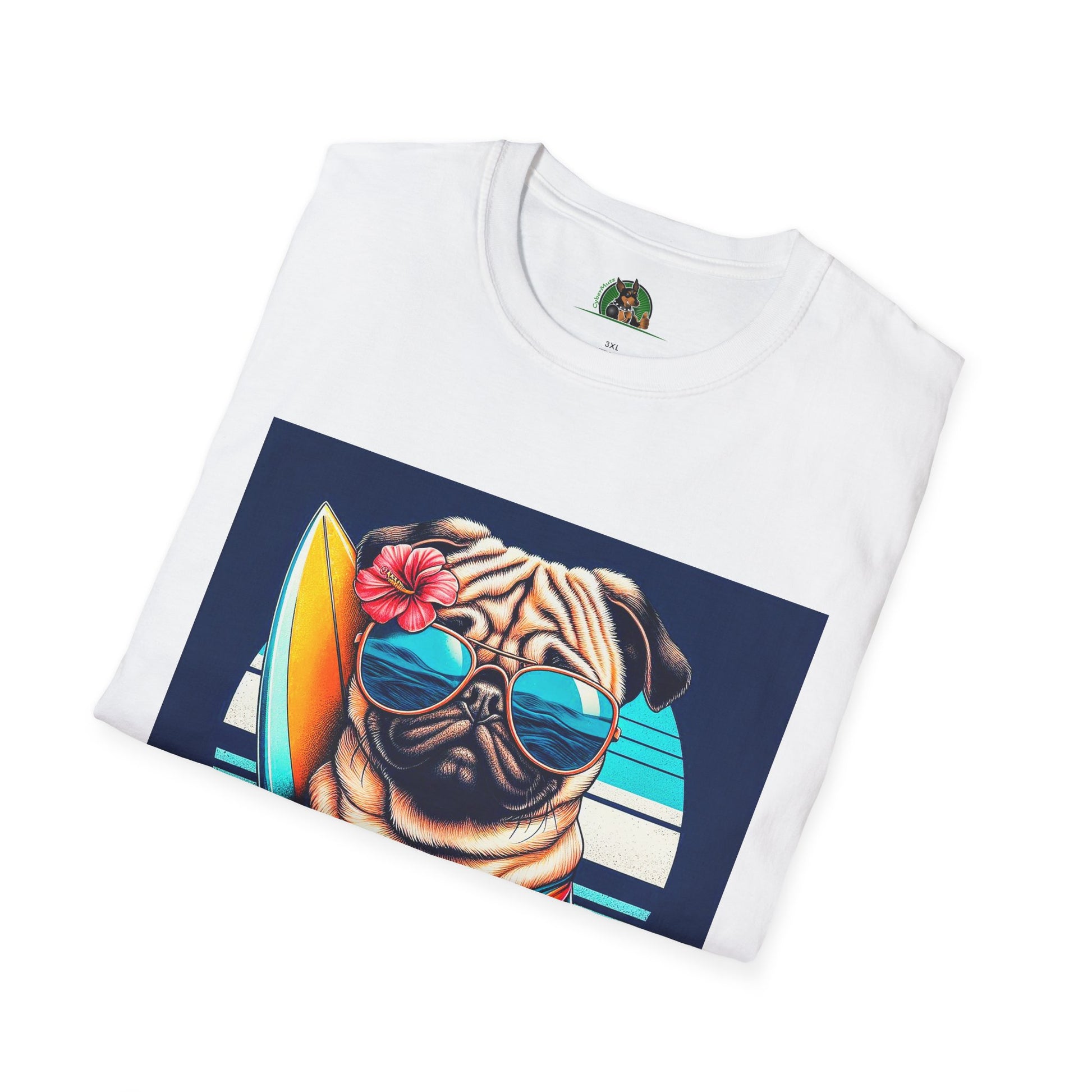 Pugs T-Shirt Printify   