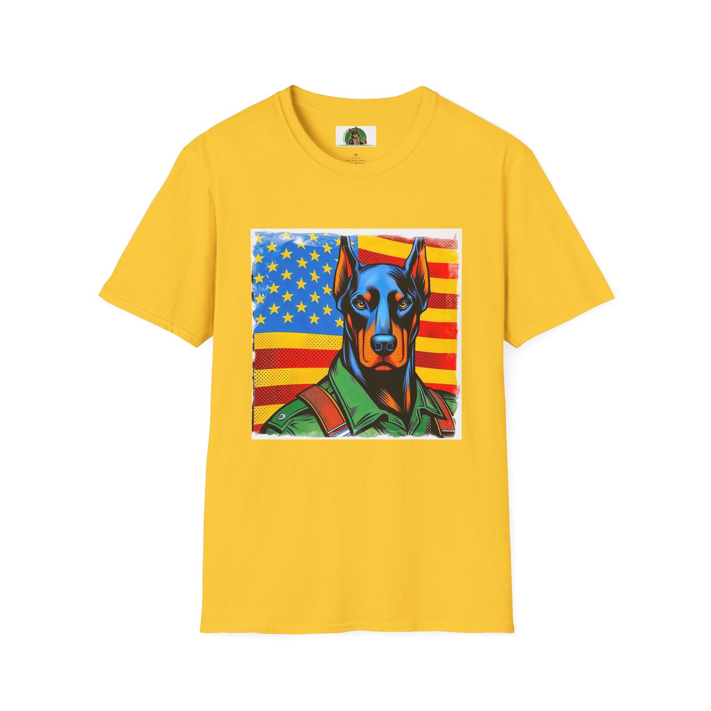 Doberman Air Force hero t shirt T-Shirt Printify S Daisy