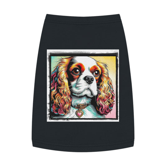 Pet Tank Top Cavalier King Charles Spaniel Pets Printify M Black