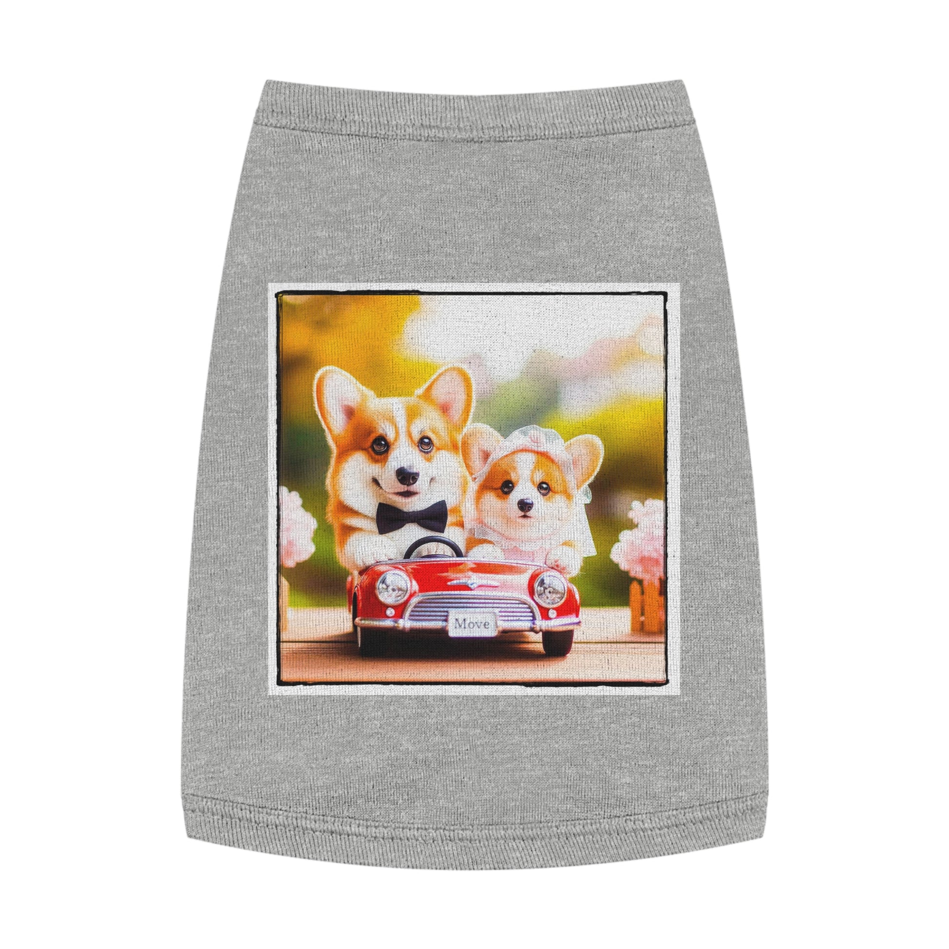 Wacky Pet Tank Top Pembroke Welsh Corgi Pets Printify M Heather 