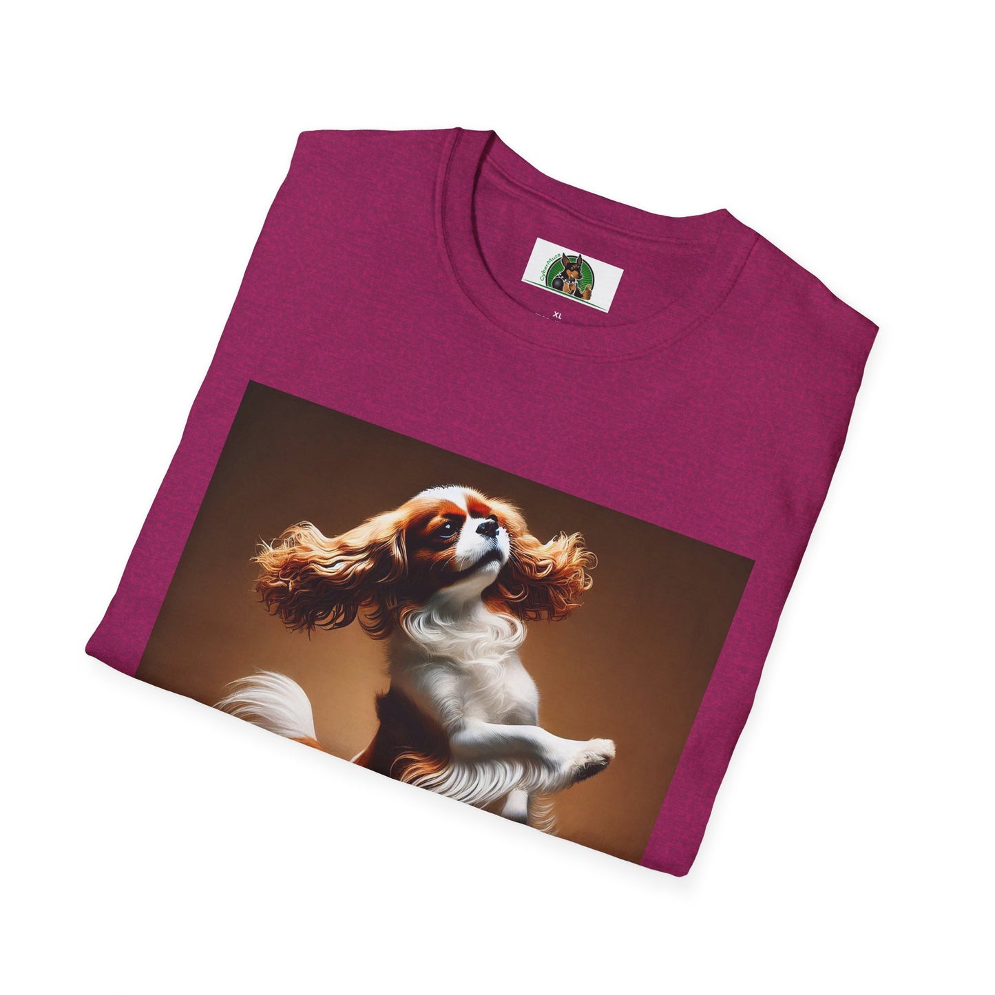 Dog Lover T-Shirt - Dancing Dog Cavalier King Charles Spaniel