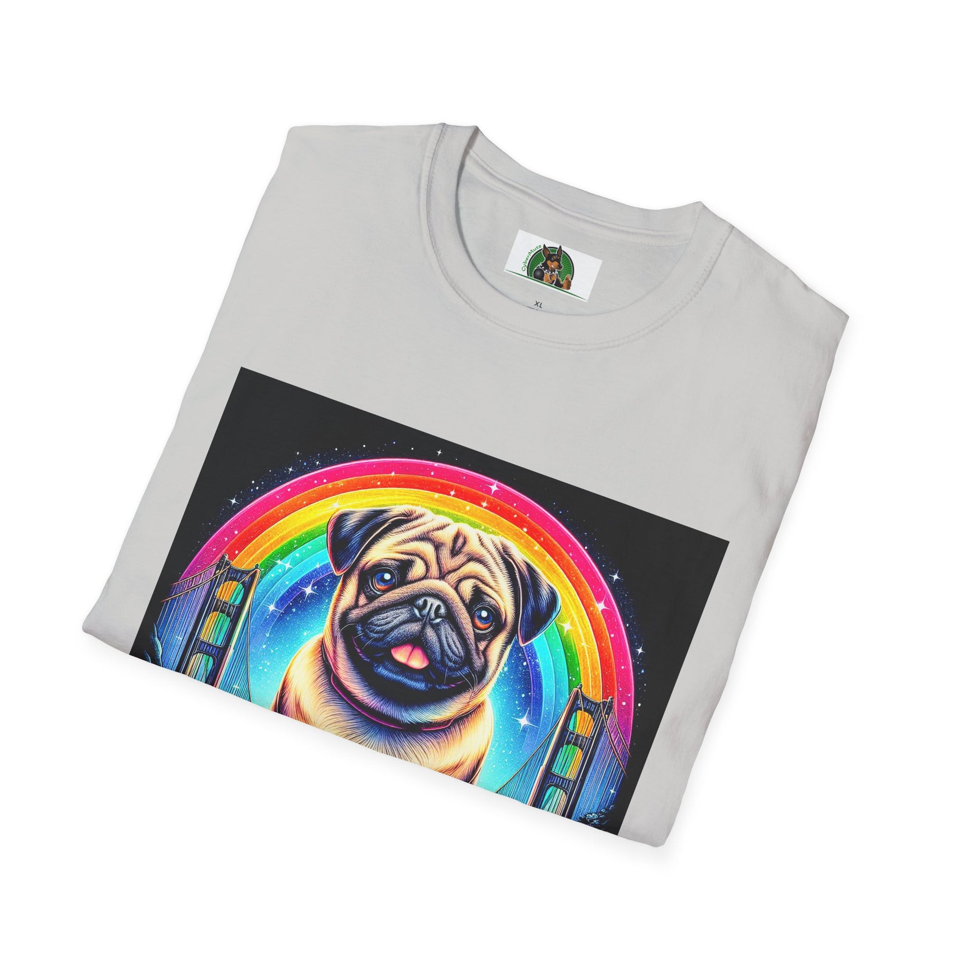 Pugs T-Shirt Printify   