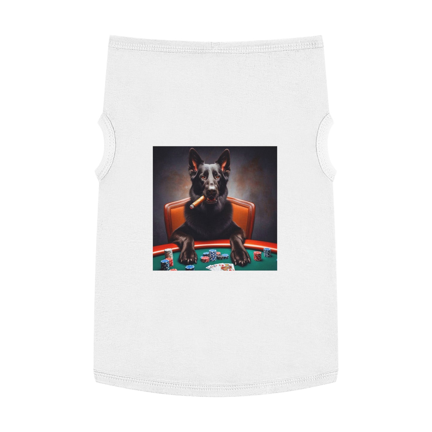 Pet Tank Top German Shepherd Pets Printify XL White 