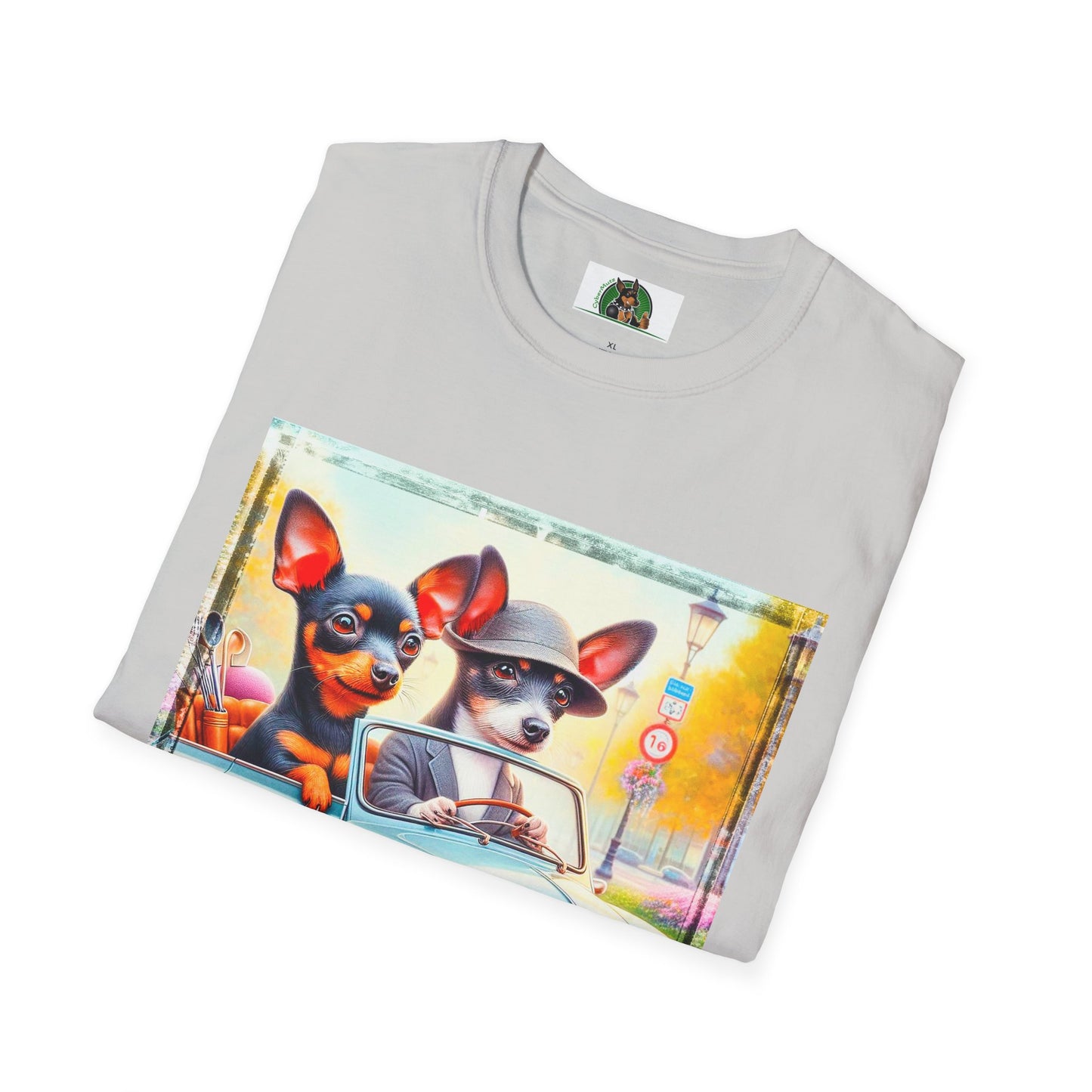 Wacky Rat Terrier T-Shirt T-Shirt Printify   