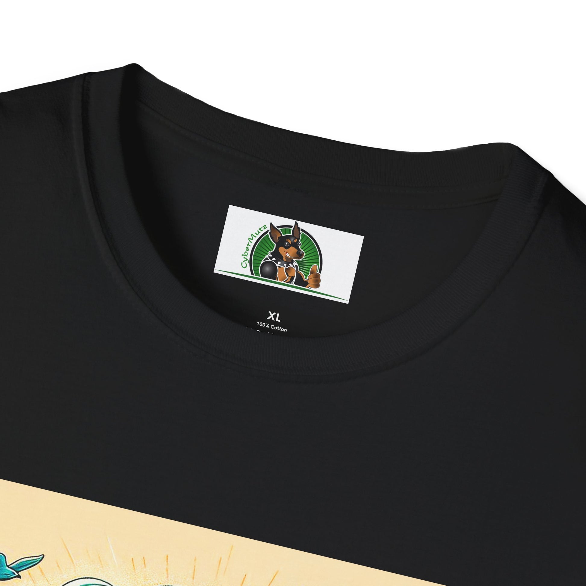 Golden Doodle surfing fun shirt T-Shirt Printify